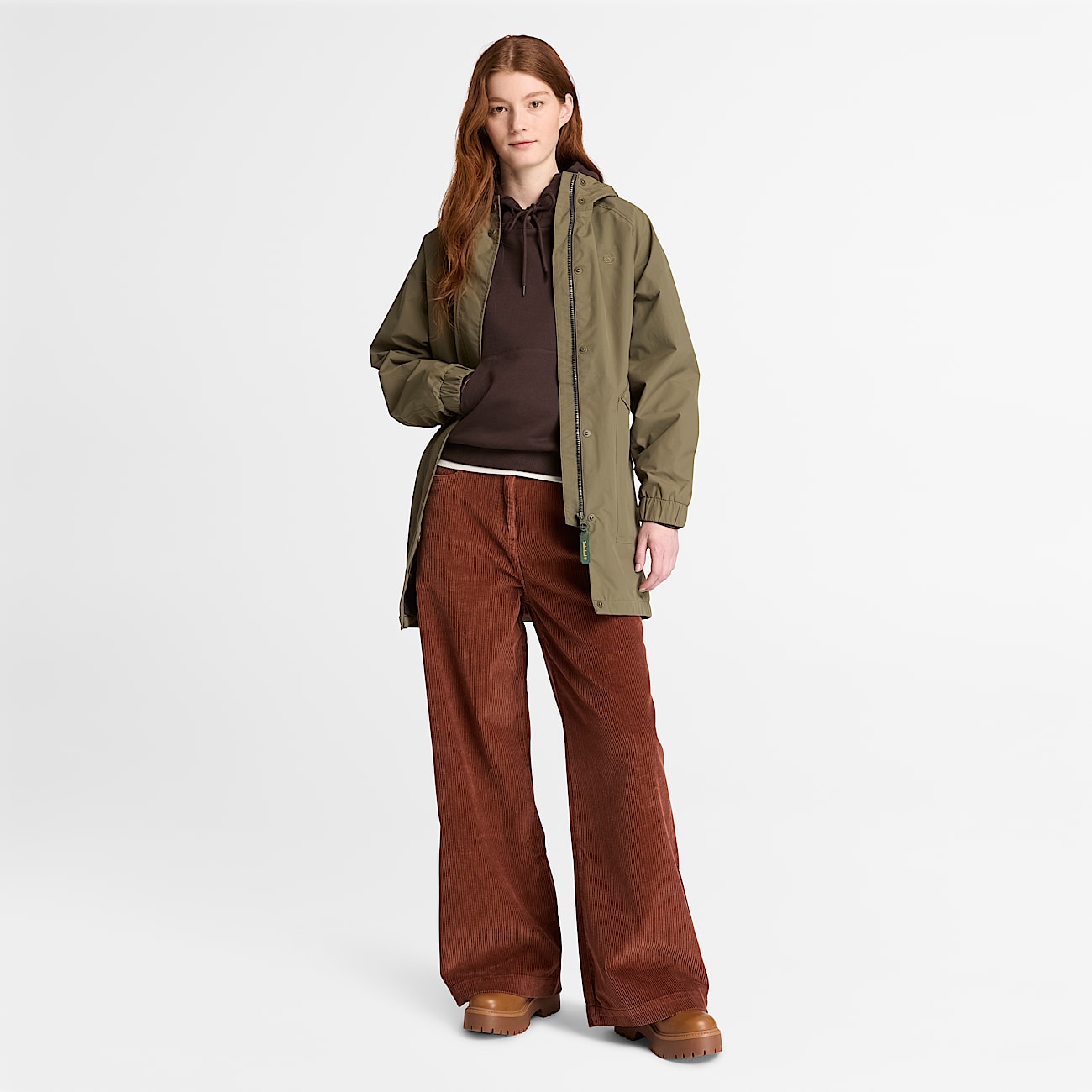 Elevated Hoodie for Women in Dark Brown TBL Brown ALT2