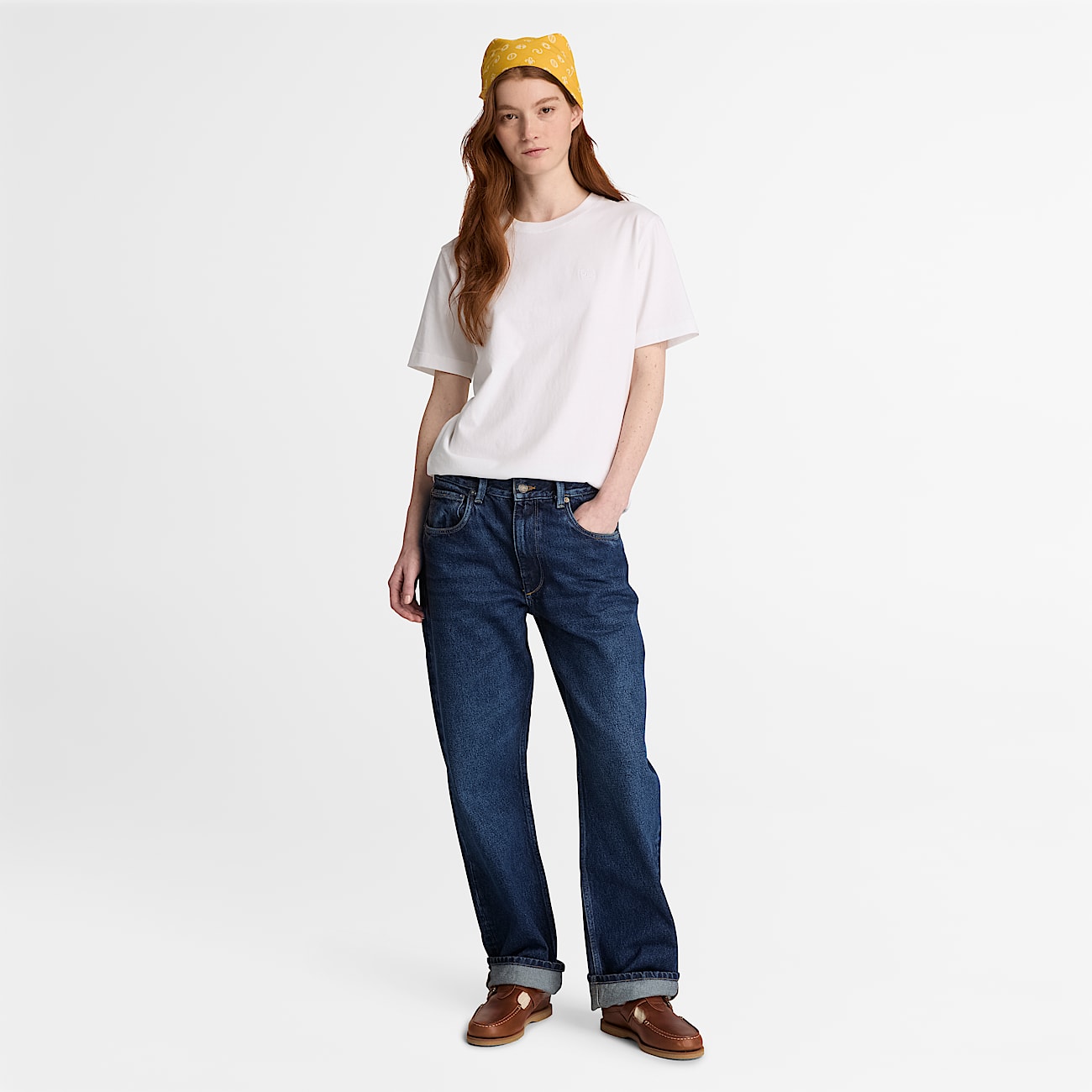 Crafted Crew ShortSleeve TShirt for Women in White TBL White ALT2