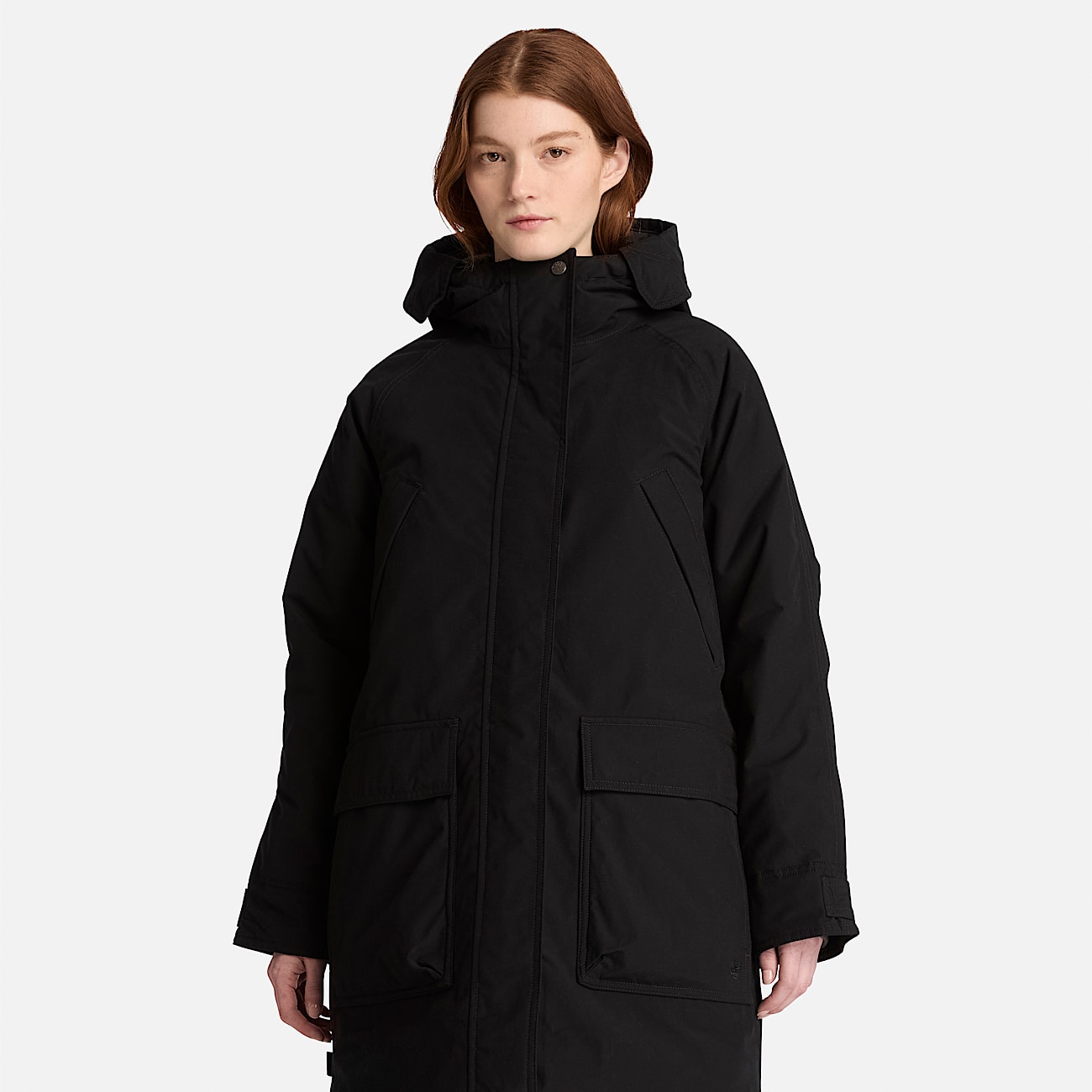 Waterproof Insulated Winter Parka for Women in Black TBL Black ALT1