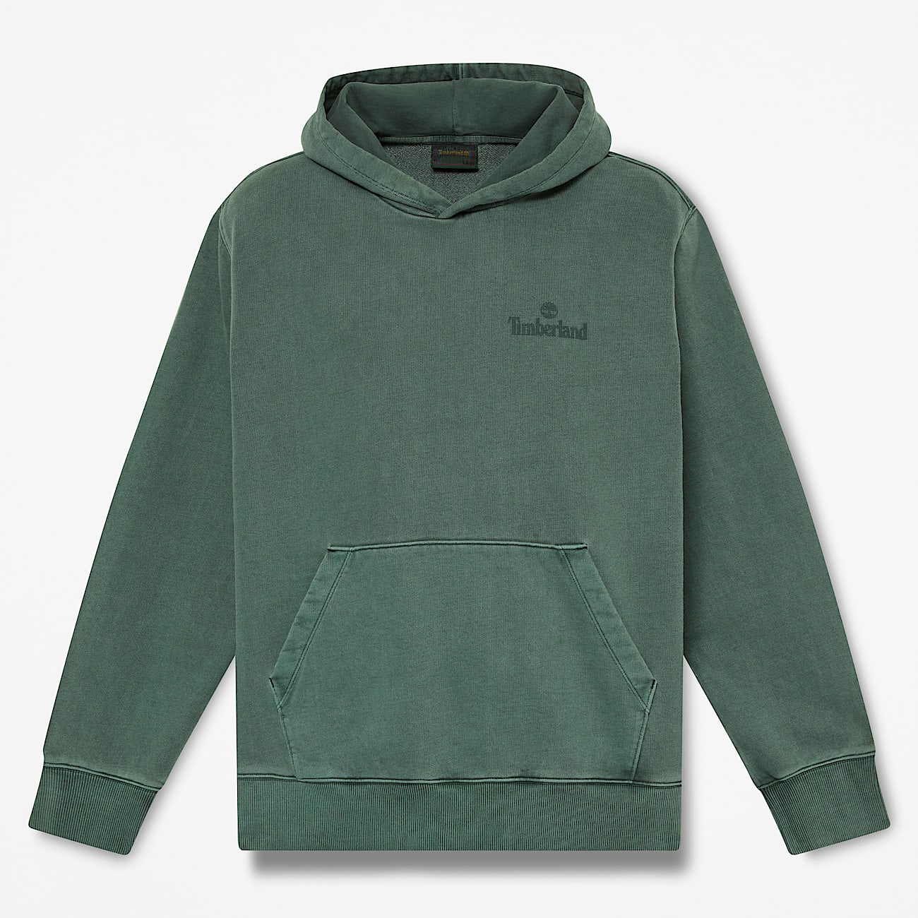 South Cabot Garment Dye Hoodie for Men in Dark Green TBL Green HERO