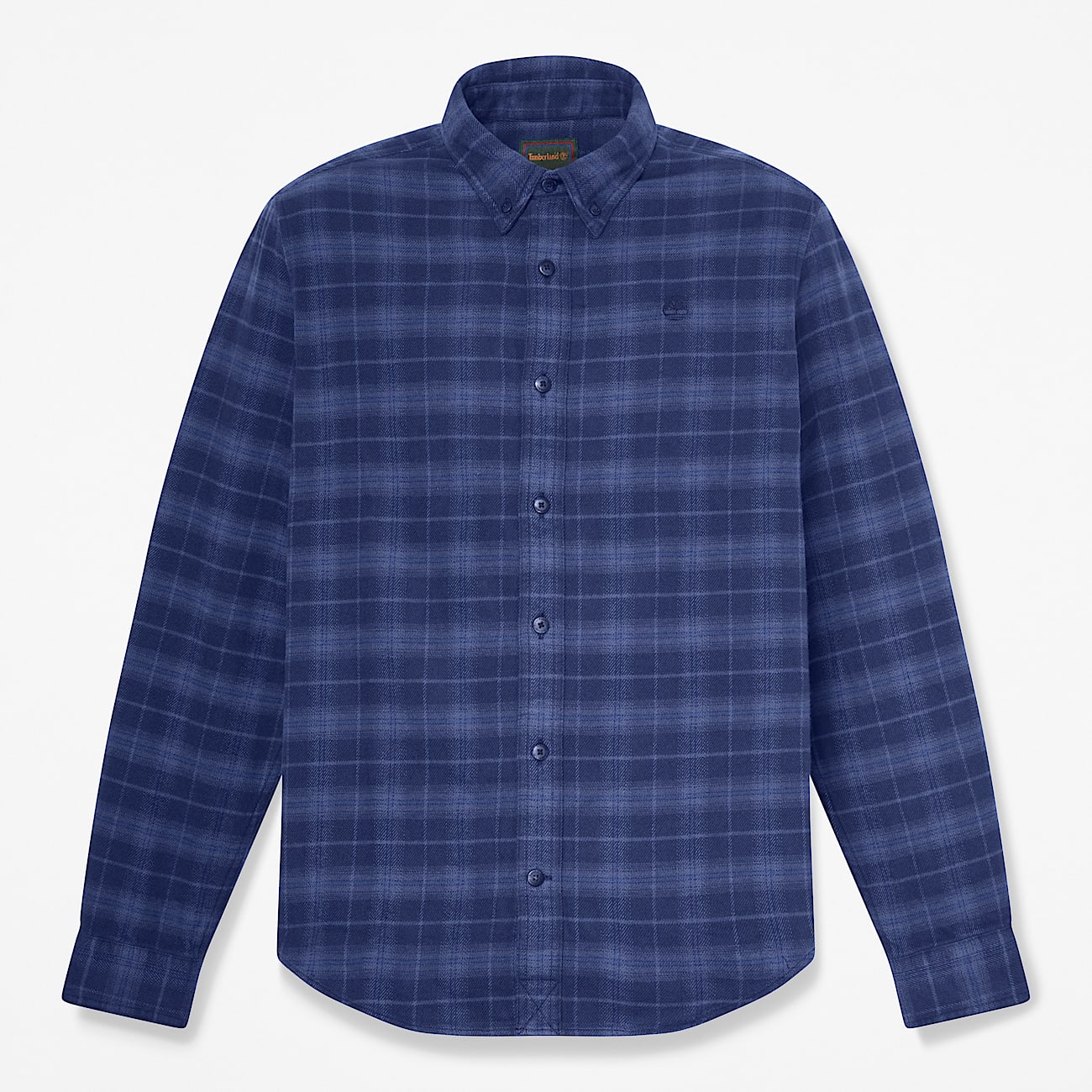Chemise classique en flanelle  carreaux pour homme en bleu fonc TBL bleu HERO