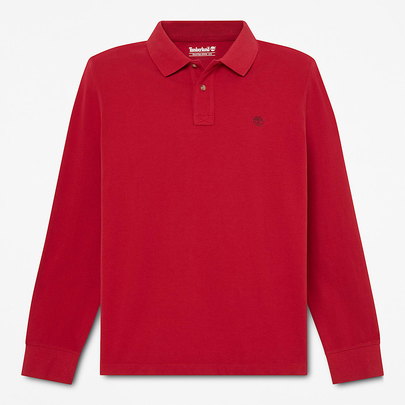 Millers River LongSleeve Polo for Men in Red TBL Red HERO