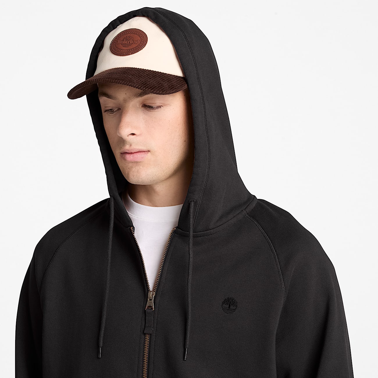 Exeter River FullZip Hoodie for Men in Black TBL Black ALT3