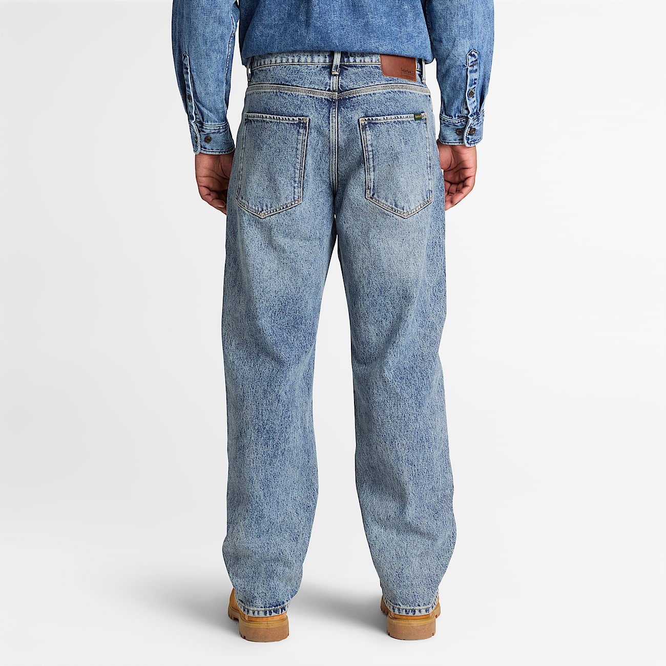 Lssige DenimHose fr Herren in Hellblau TBL Blau ALT8