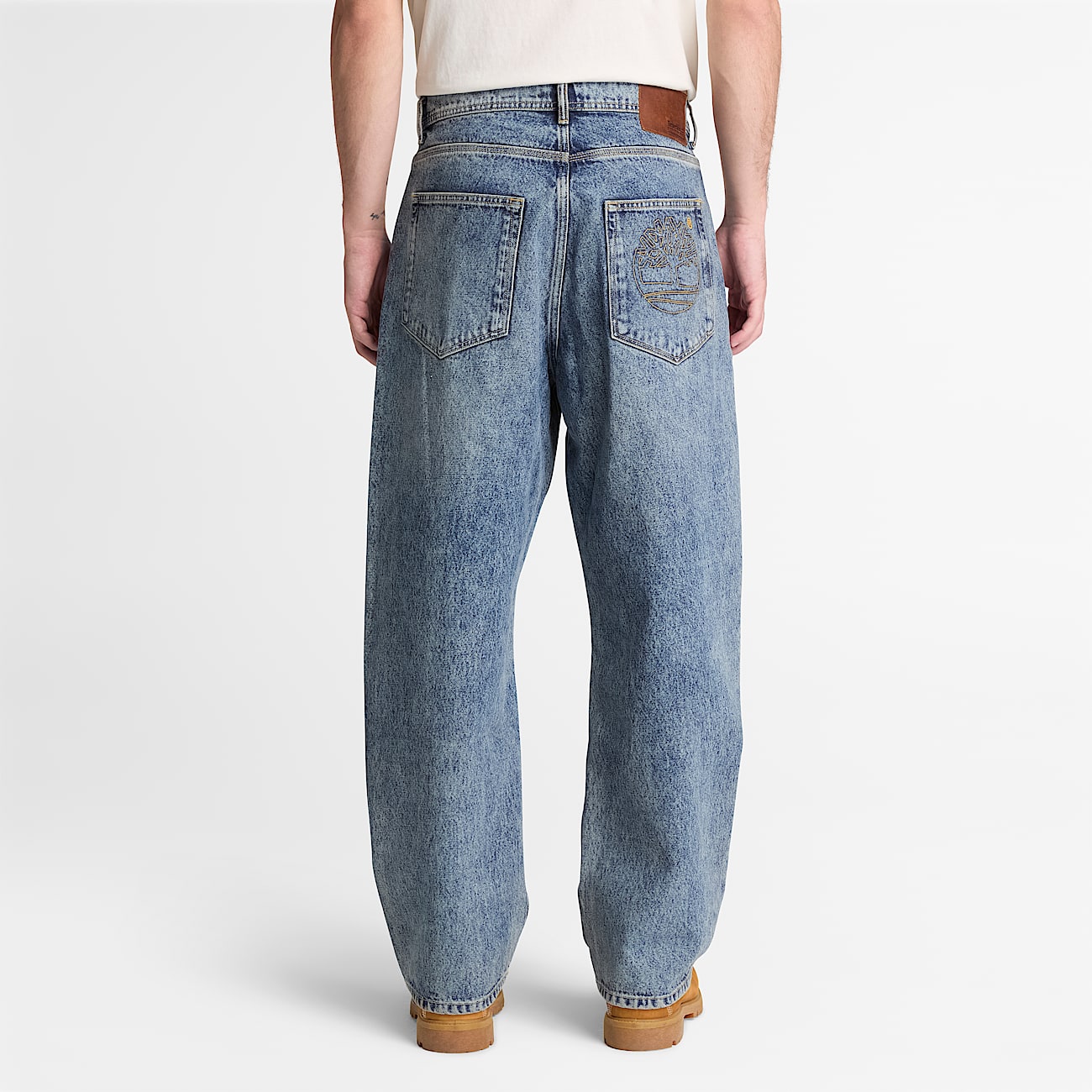 Lstsiddende denimbukser til mnd i lysebl TBL Bl ALT8