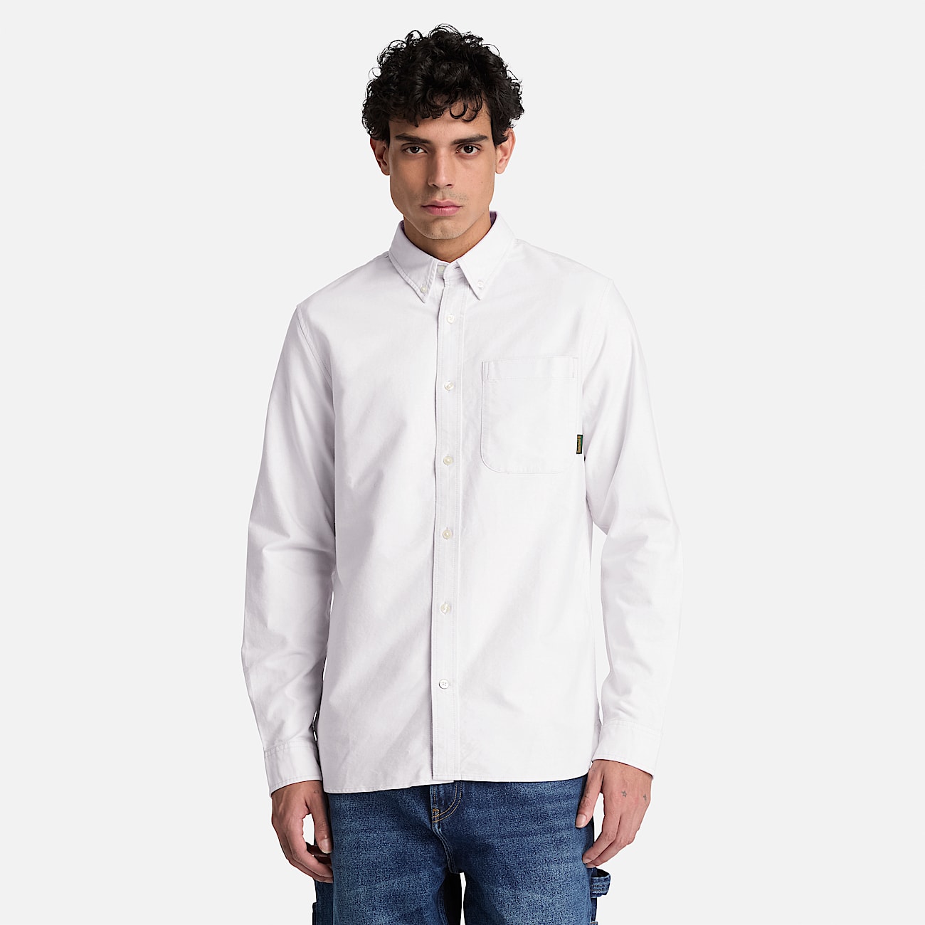 Lake Warner Oxfordhemd fr Herren in Wei TBL Wei ALT1