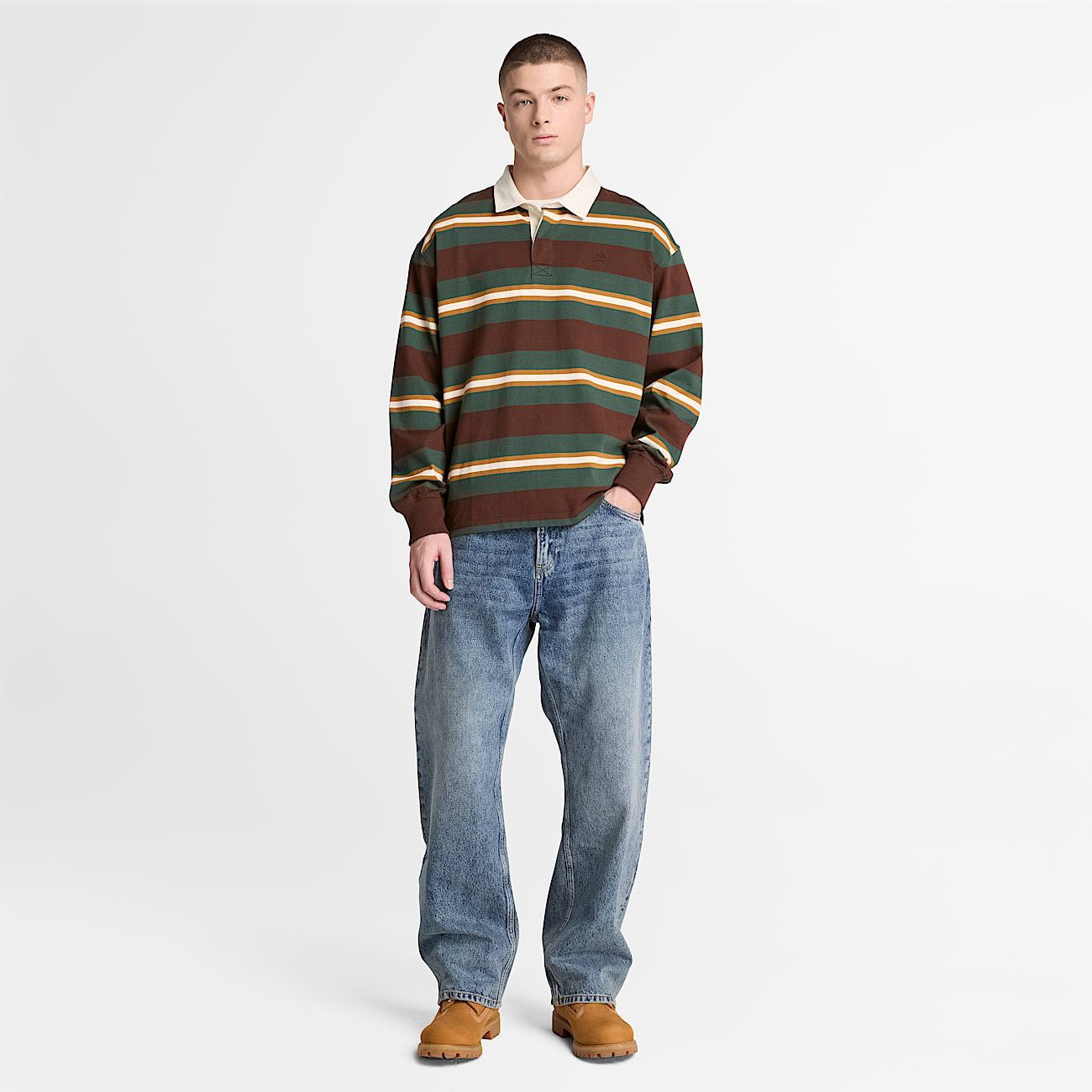 Lstsiddende denimbukser til mnd i lysebl TBL Bl ALT2
