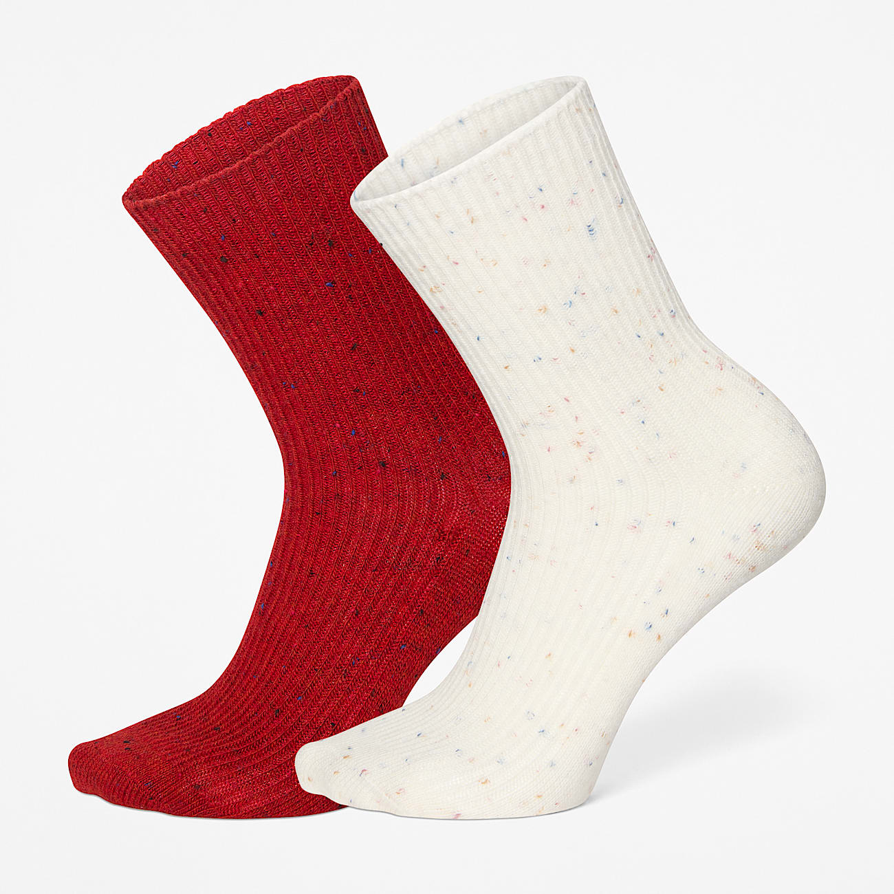 Lot de 2 paires de chaussettes mihautes  motif mouchet en blanc TBL blanc HERO