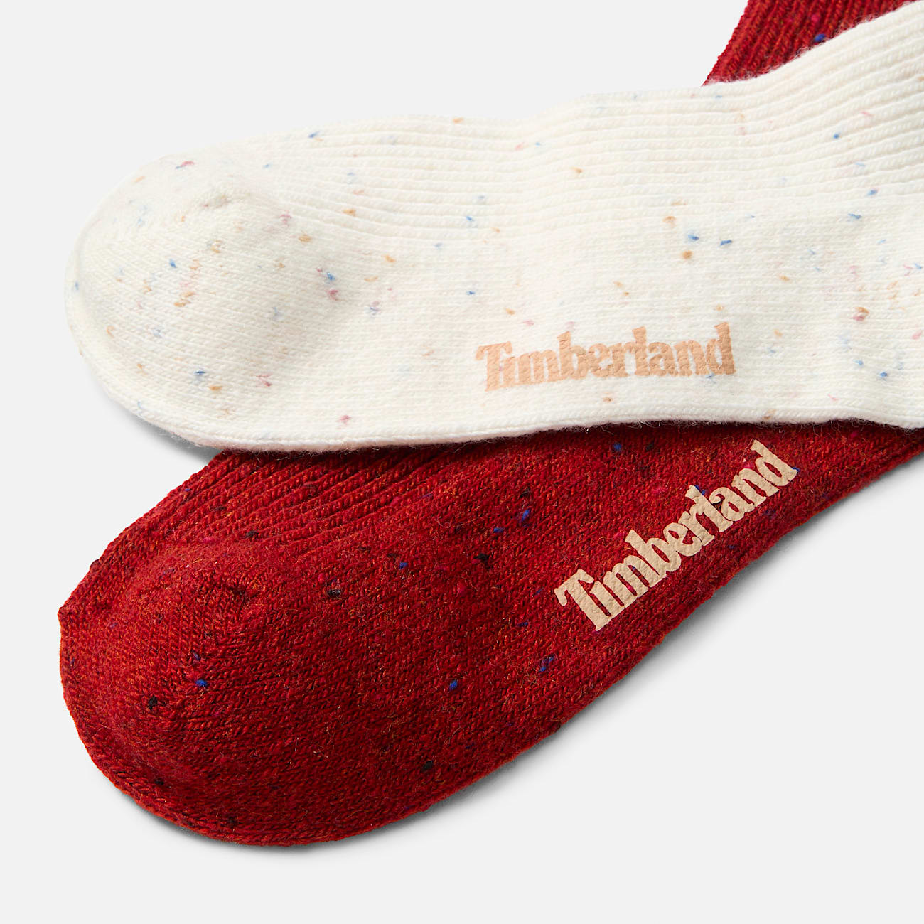 Lot de 2 paires de chaussettes mihautes  motif mouchet en blanc TBL blanc ALT1