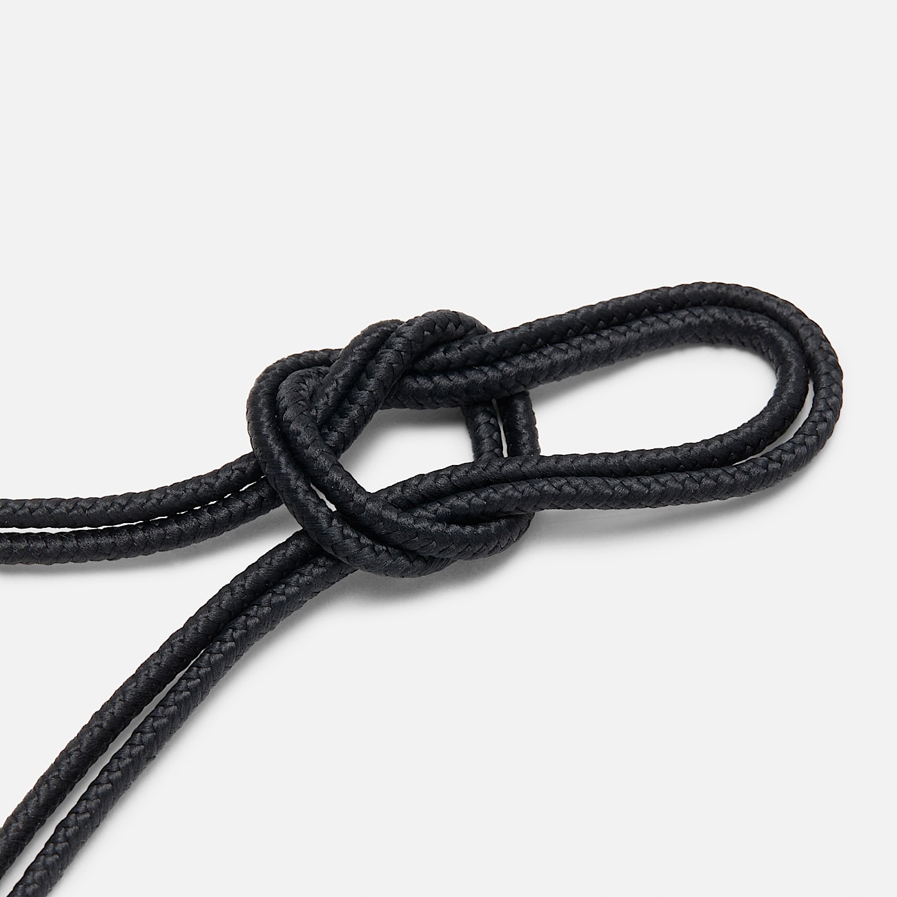 52Inch Round Nylon Laces in Black TBL Black ALT1