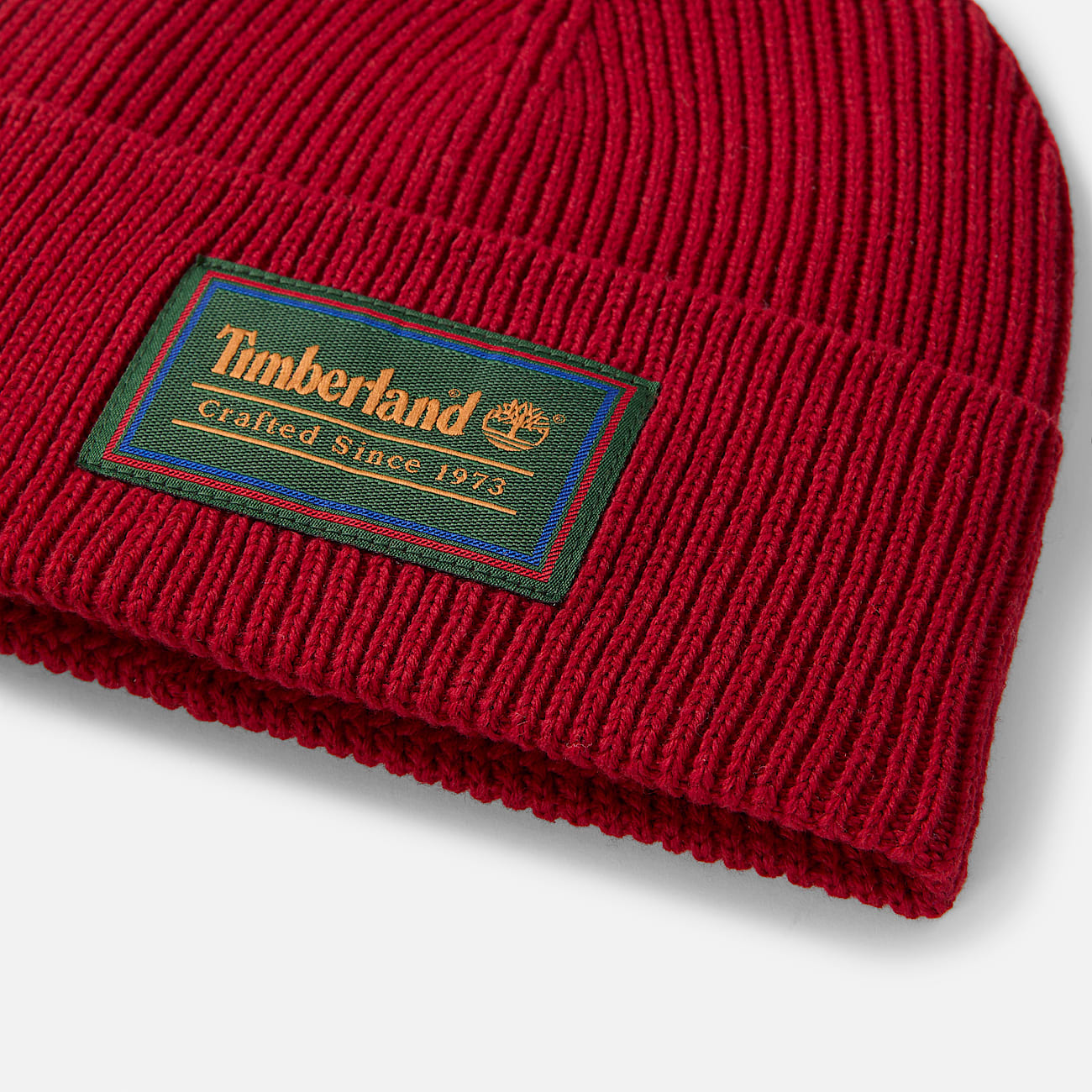 Crafted Beanie for Men in Red TBL Red ALT1
