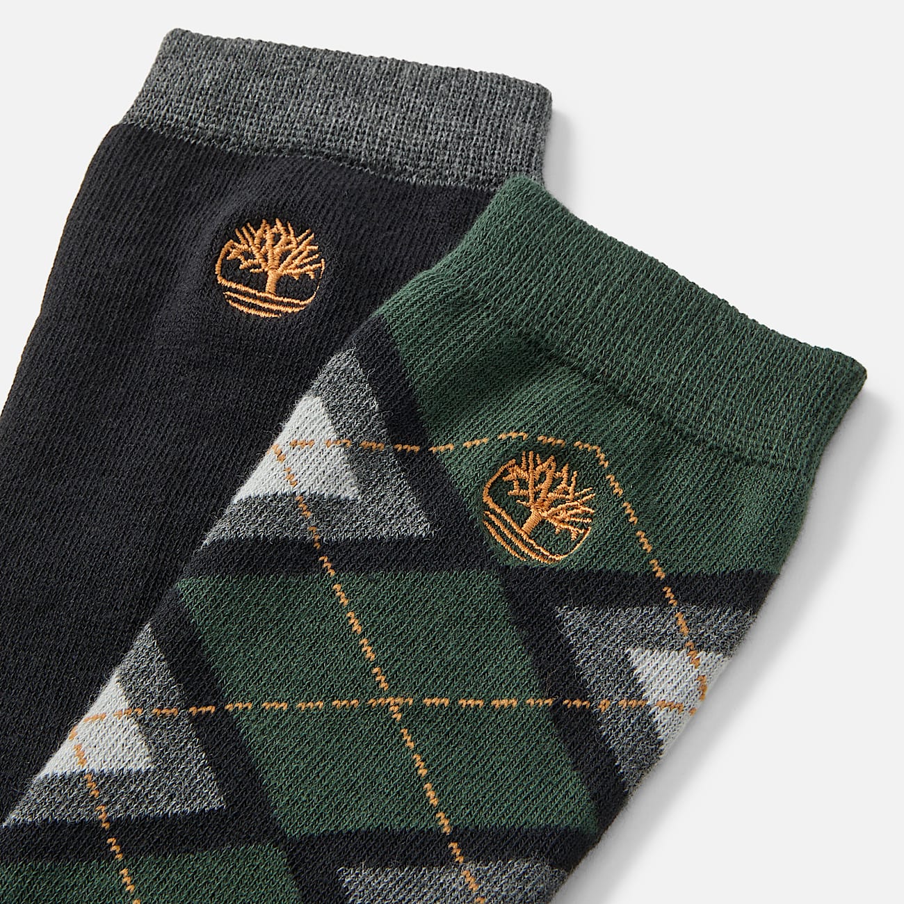 Argyle  Solid 2erPack CrewSocken in Dunkelgrn TBL Grn ALT1