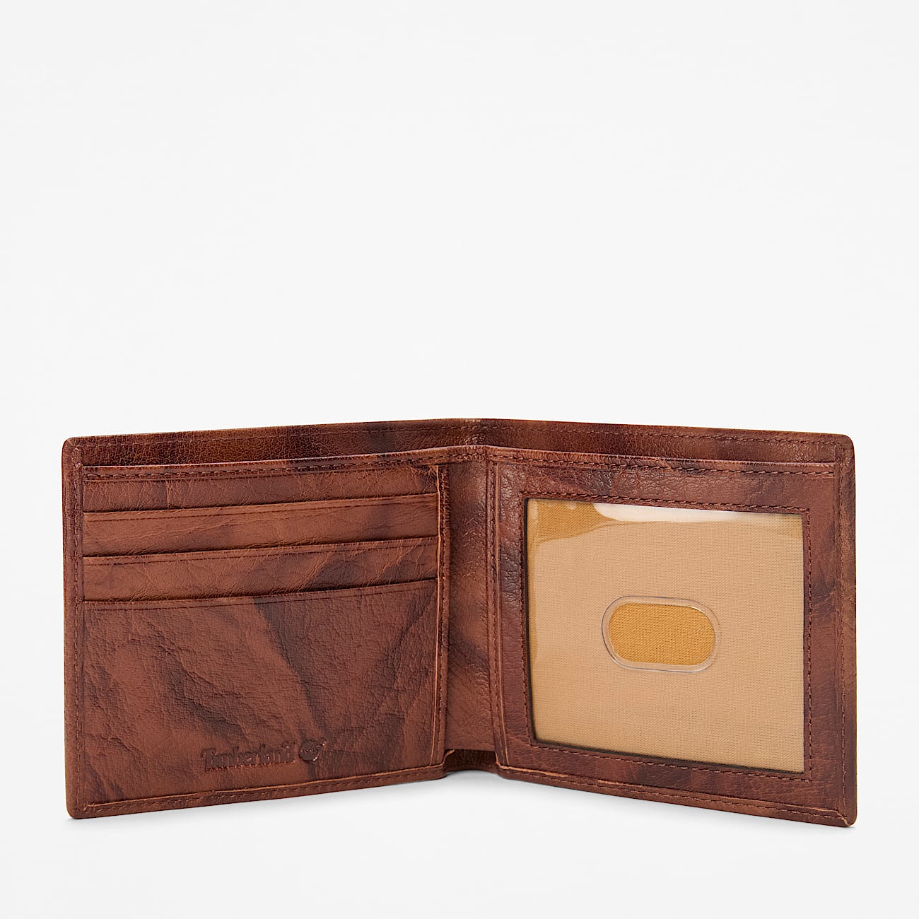 Portefeuille en cuir dlav pour homme en marron TBL marron ALT1