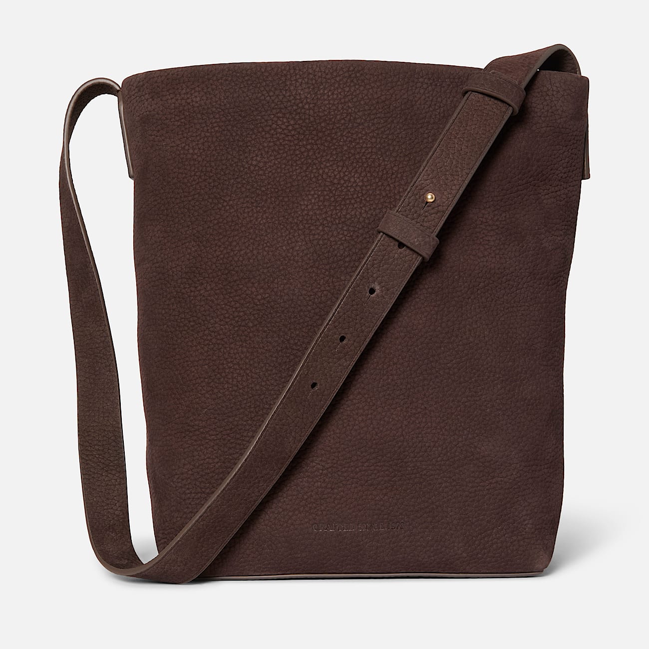 Soft Leather Shoulder Bag for Women in Dark Brown TBL Brown ALT2