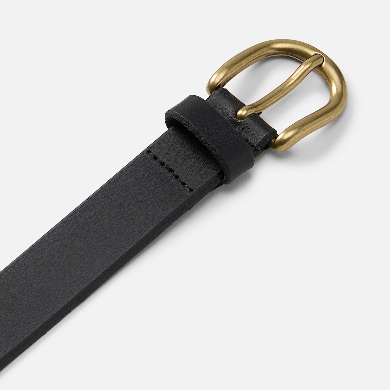 Ceinture en cuir Baker Island pour femme en noir TBL noir ALT1