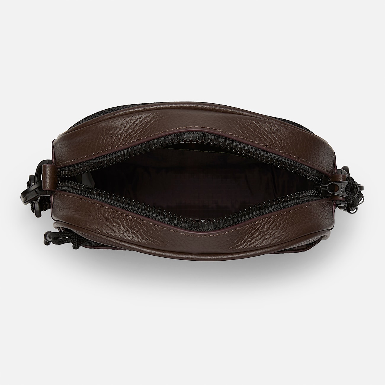 Tuckerman Umhngetasche aus Leder in Dunkelbraun TBL Braun ALT1