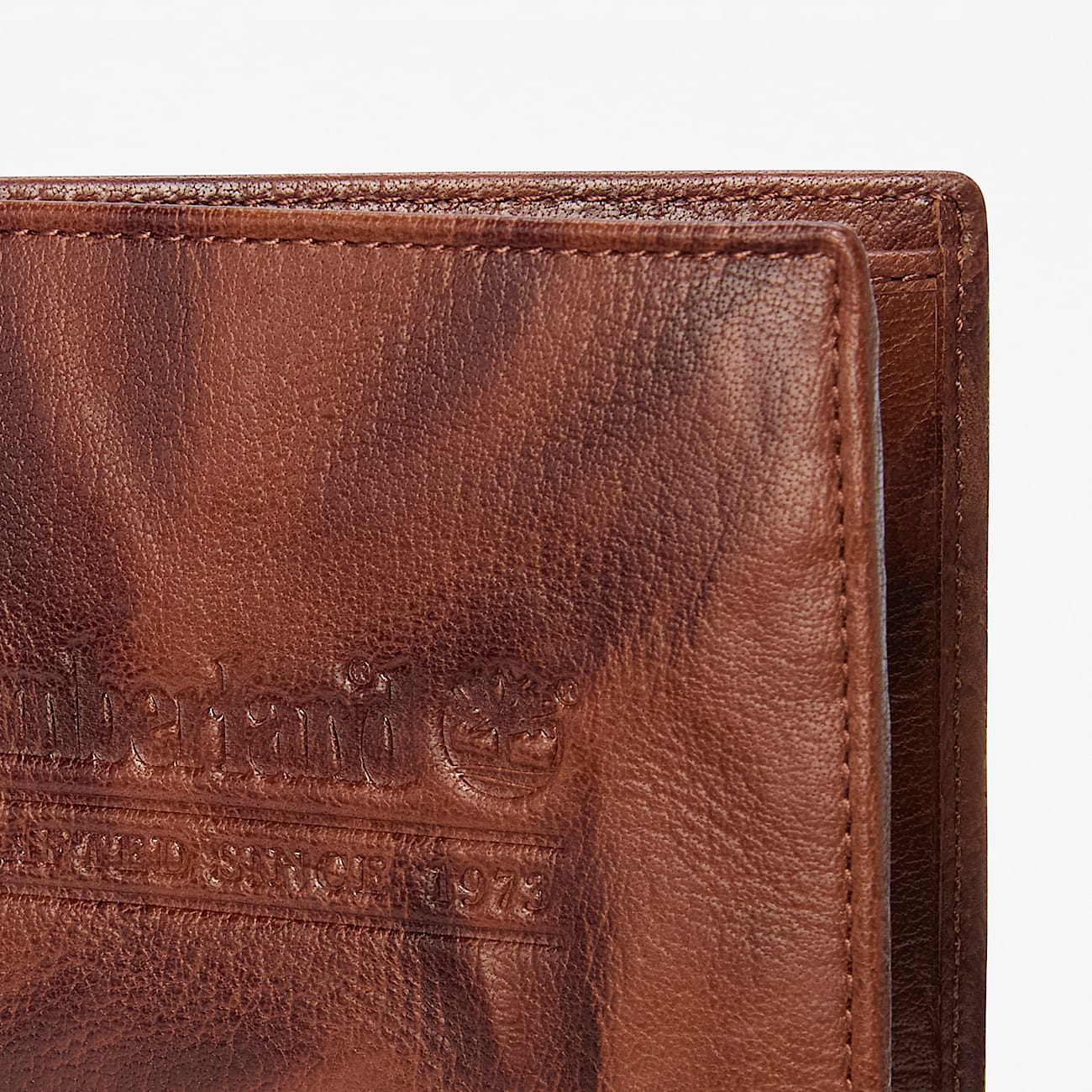 Portefeuille en cuir dlav pour homme en marron TBL marron ALT2