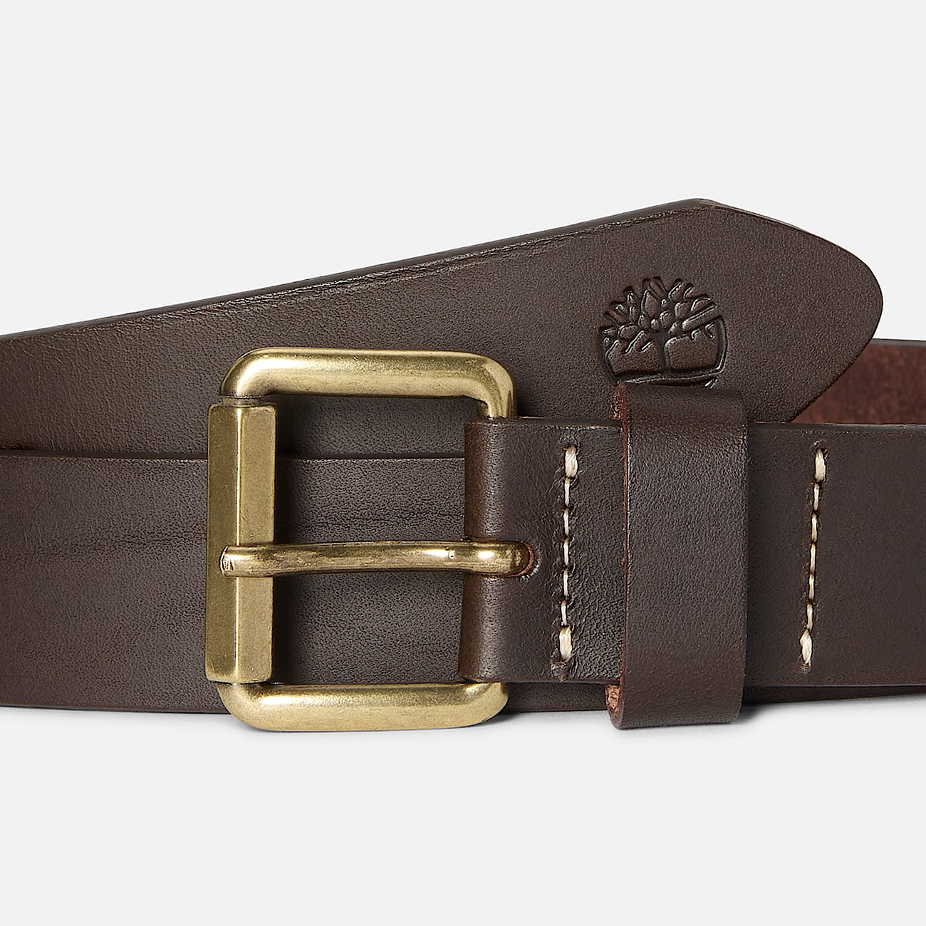 Casual Heritage Leather Belt for Women in Dark Brown TBL Brown ALT2