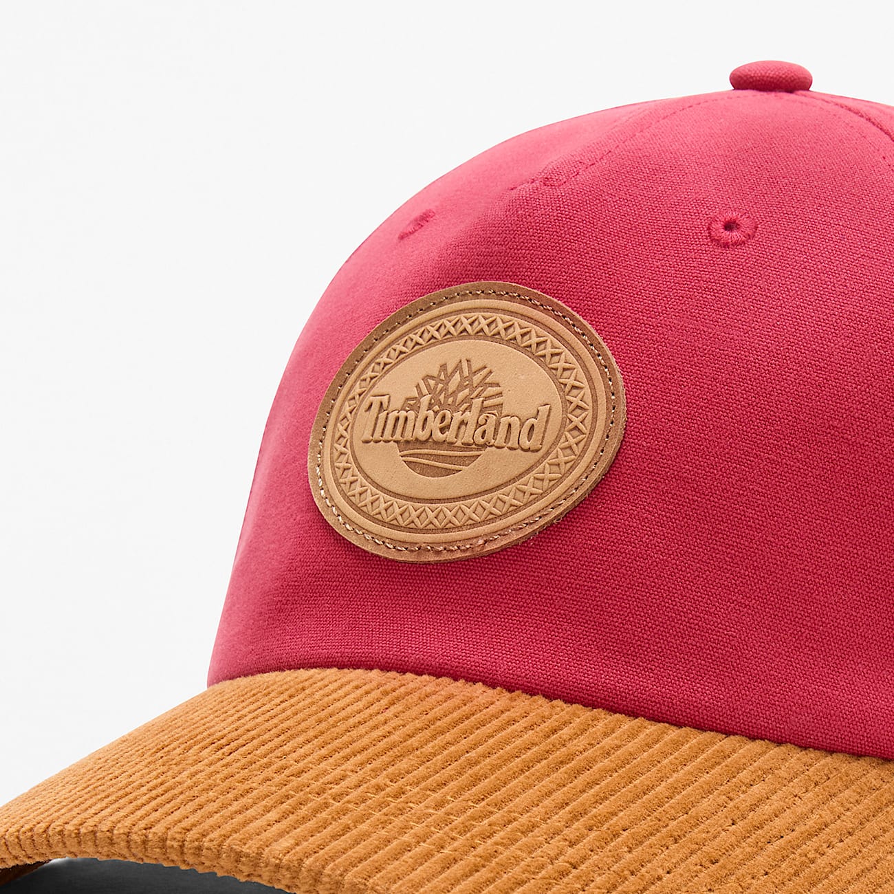 Basecap aus Canvas und Cord fr Herren in Rot TBL Rot ALT2
