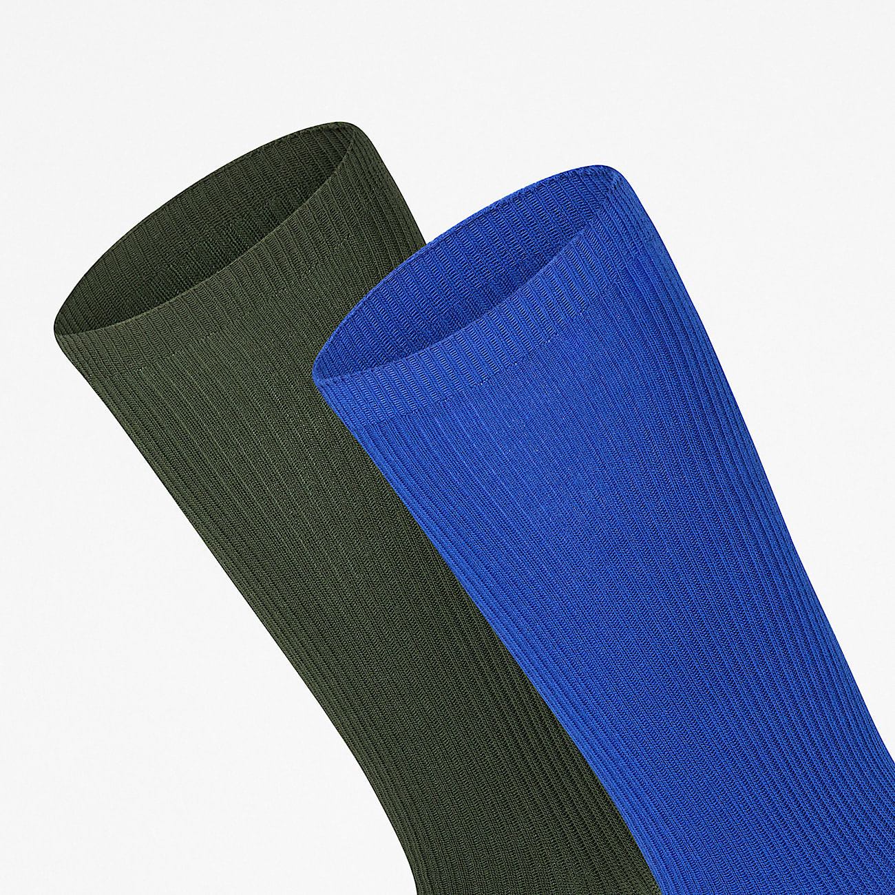 Carleton 2Pack Lightweight Crew Sock in Dark Green TBL Green ALT2