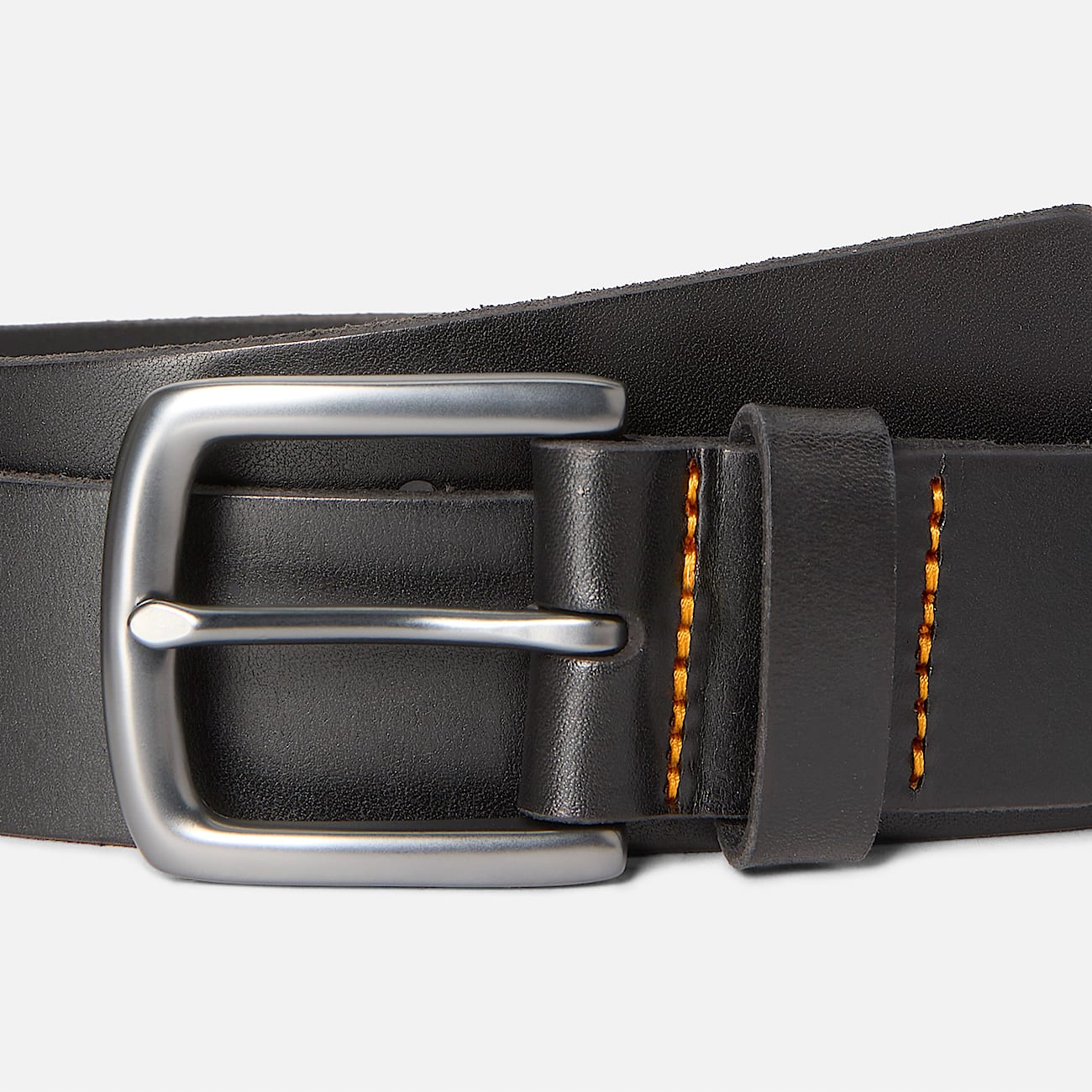 Ceinture en cuir Glen Oak pour homme en noir TBL noir ALT2