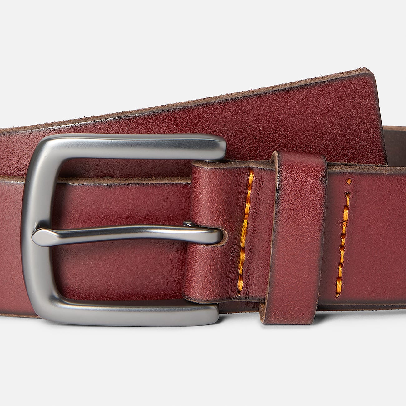 Ceinture en cuir Glen Oak pour homme en marron TBL marron ALT2