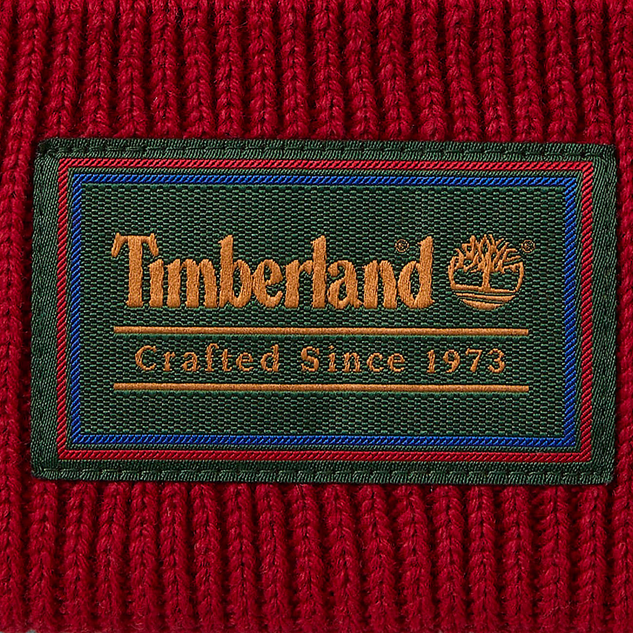 Crafted Beanie for Men in Red TBL Red ALT2