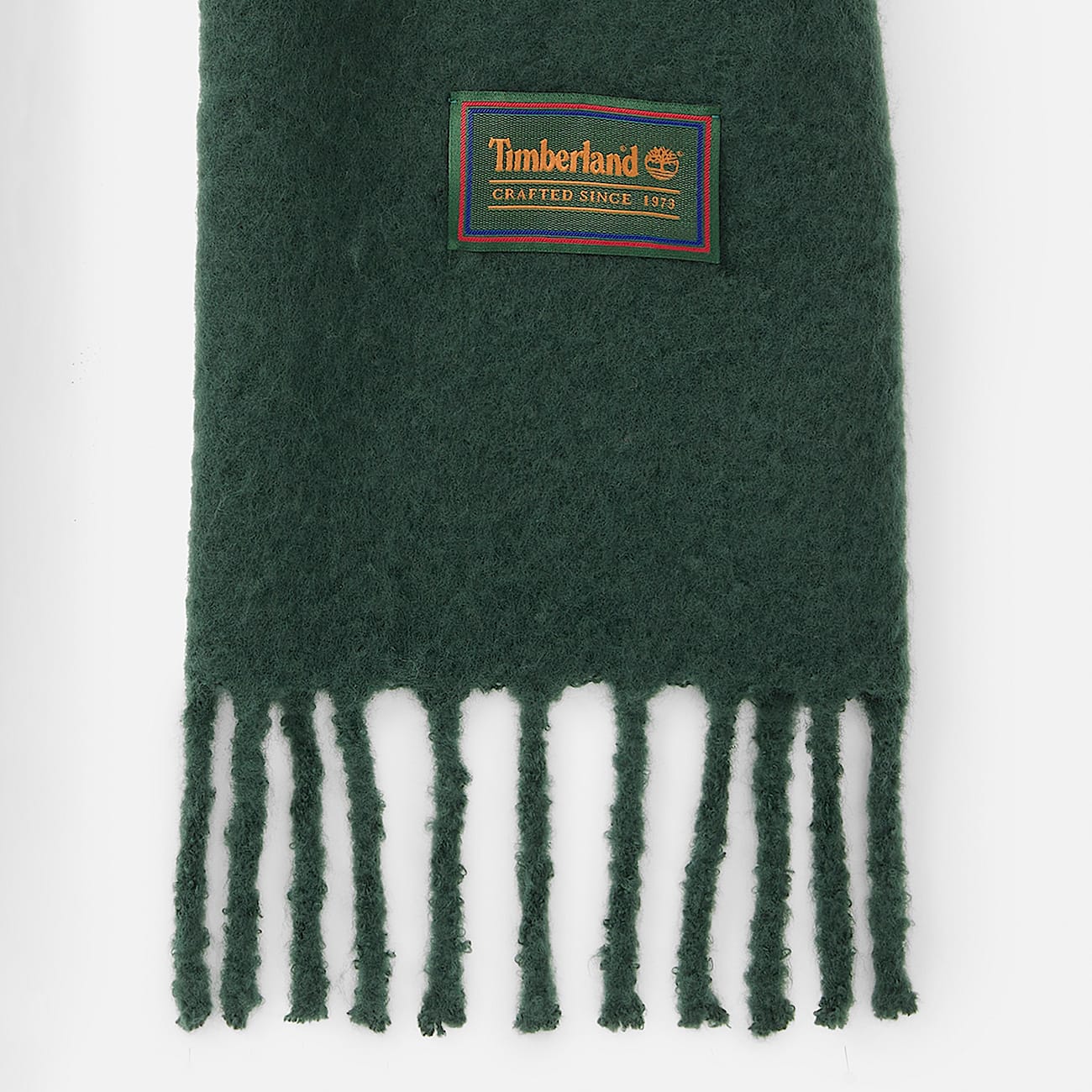 Woven Tassel Scarf for Women in Dark Green TBL Green ALT2