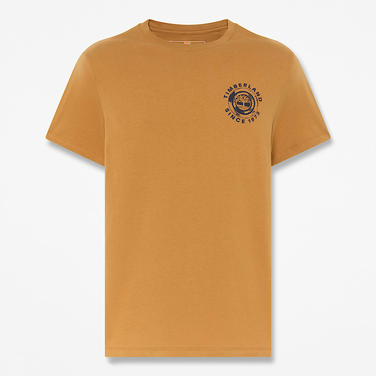 All Gender Rugged Logo Textured ShortSleeve TShirt in Yellow TBL Yellow HERO