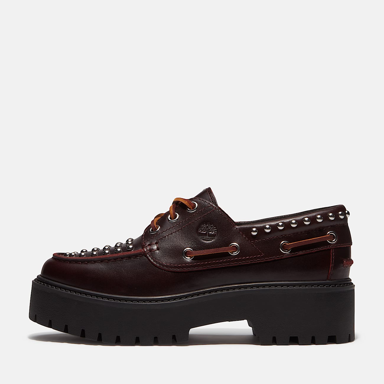 Stone Street Bootsschuh mit Plateausohle fr Damen in Burgunderrot TBL Burgunderrot ALT8