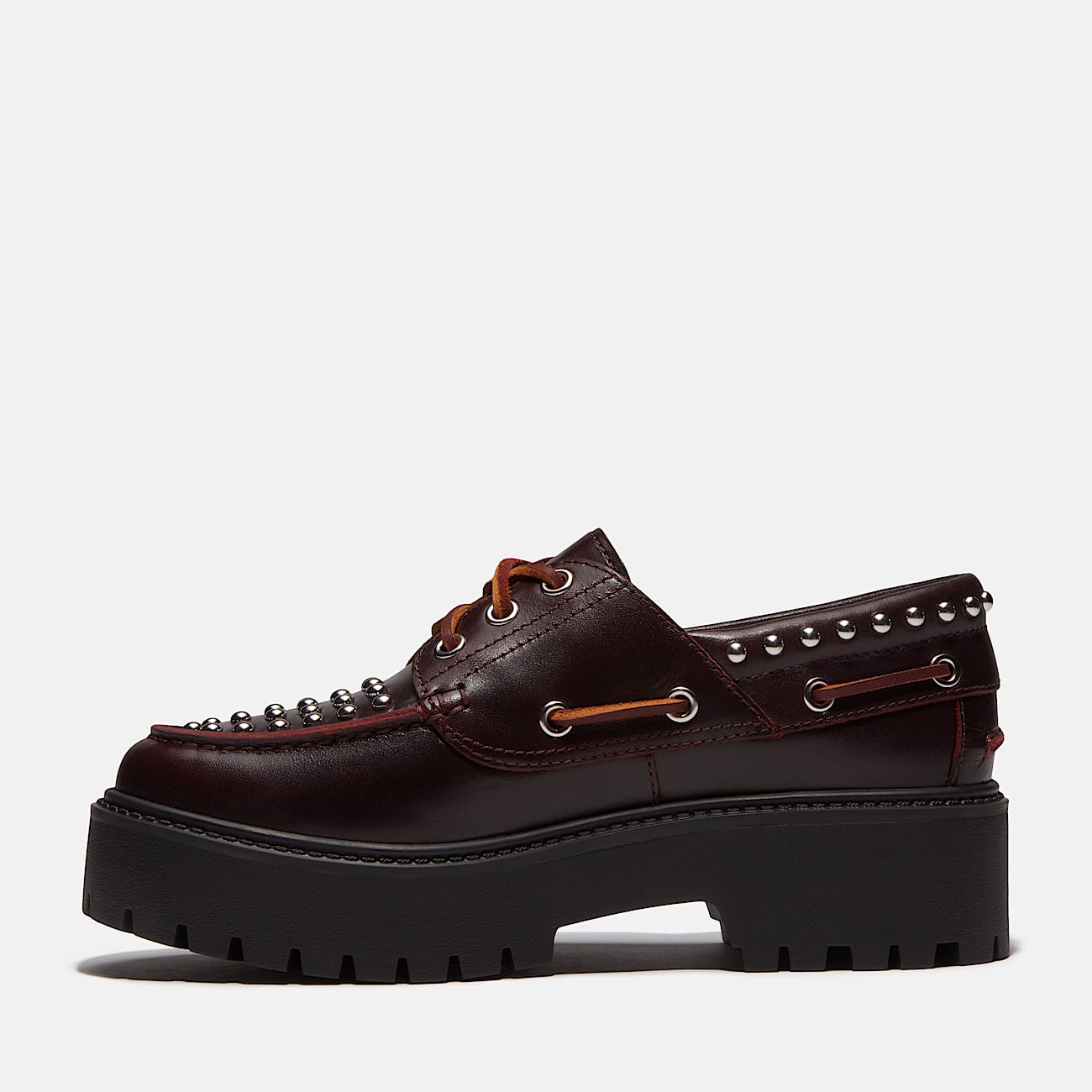 Stone Street Bootsschuh mit Plateausohle fr Damen in Burgunderrot TBL Burgunderrot ALT6