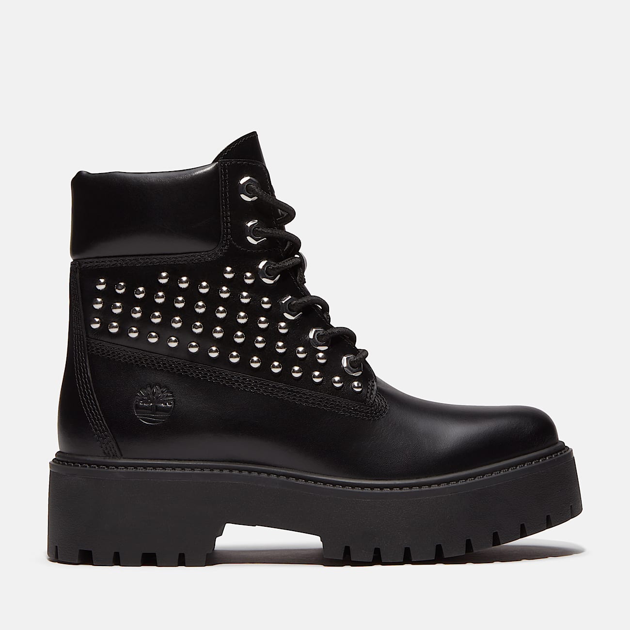 Stone Street Platform 6Inch Boot for Women in Black TBL Black HERO
