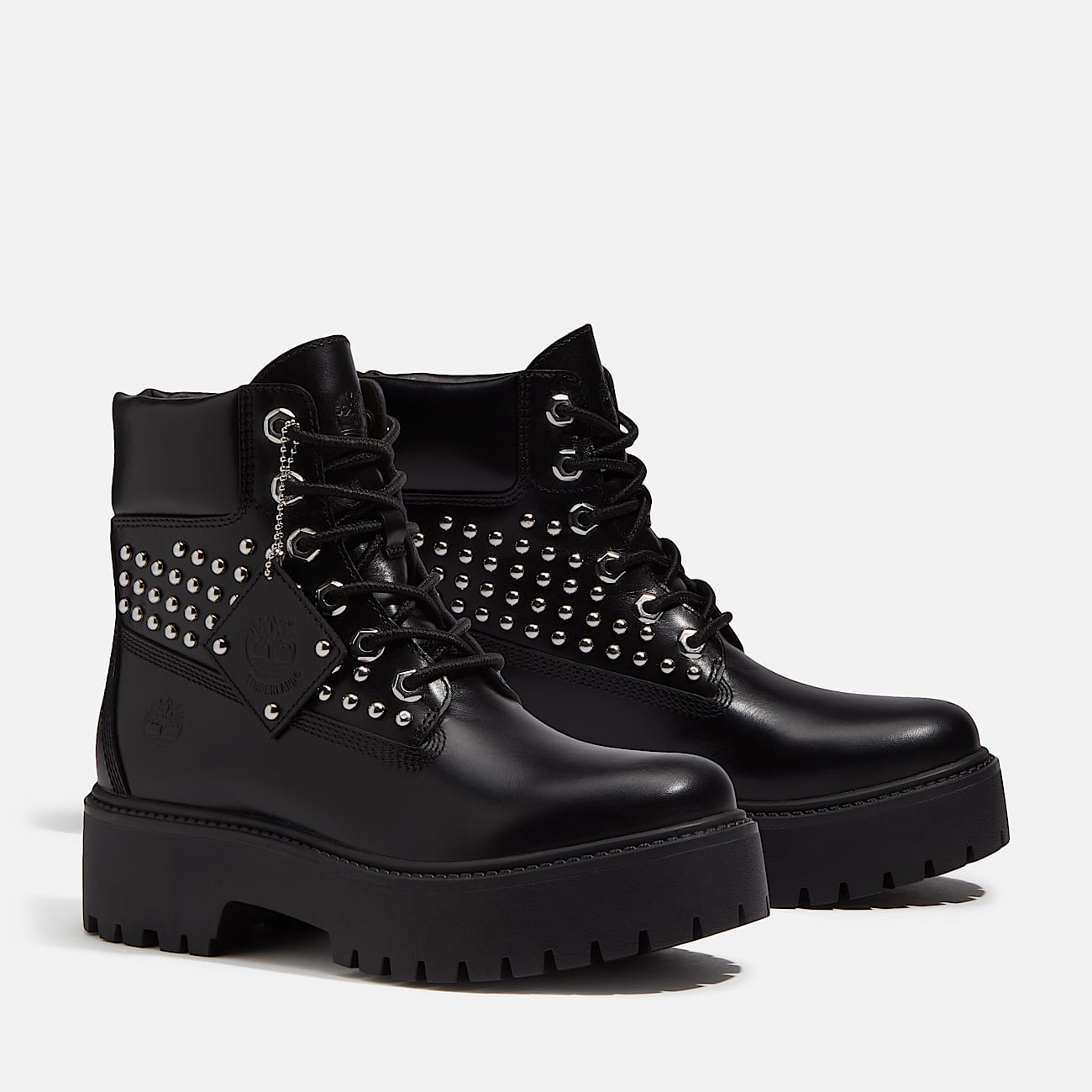 Stone Street Platform 6Inch Boot for Women in Black TBL Black ALT4