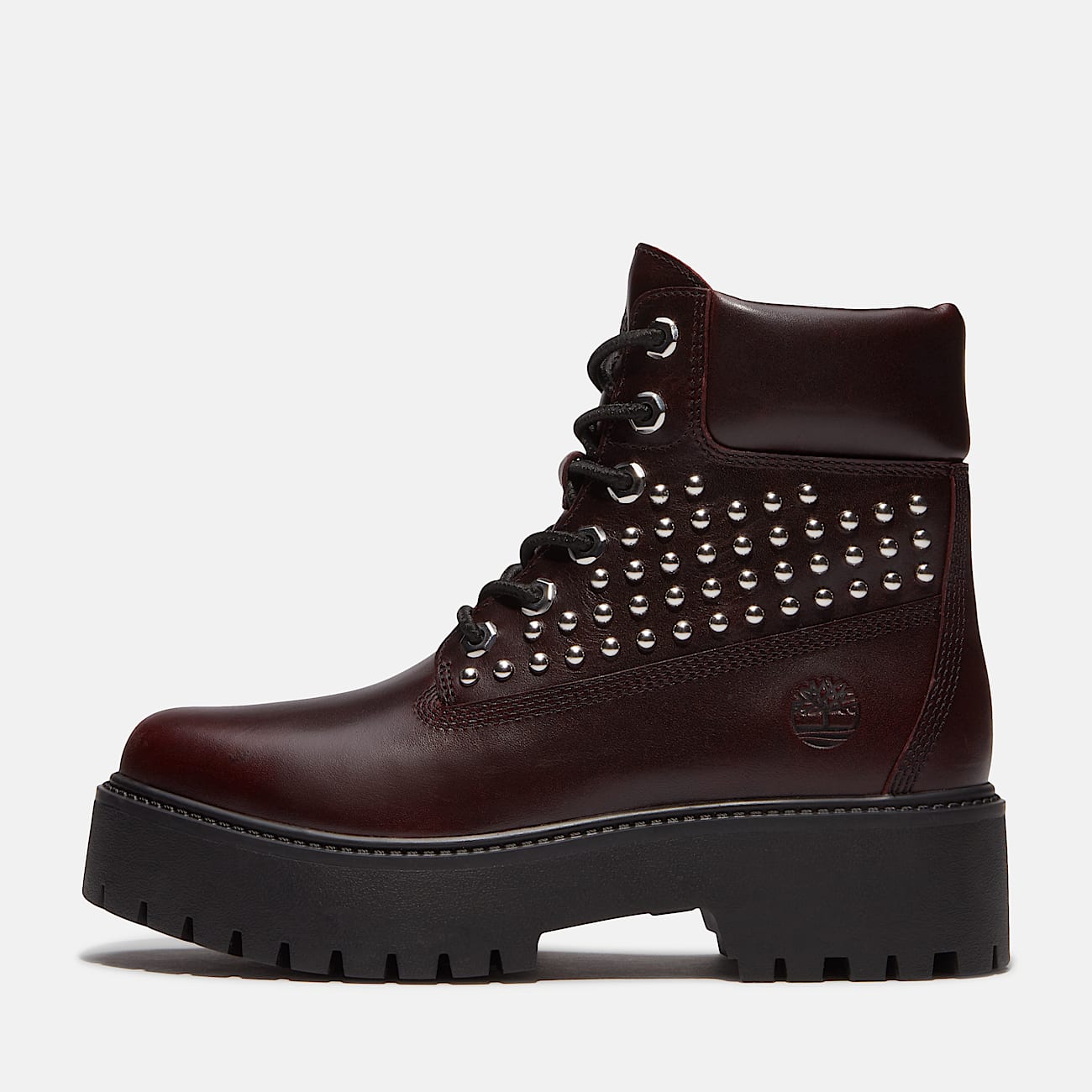 Stone Street Platform 6Inch Boot for Women in Burgundy TBL Burgundy ALT8