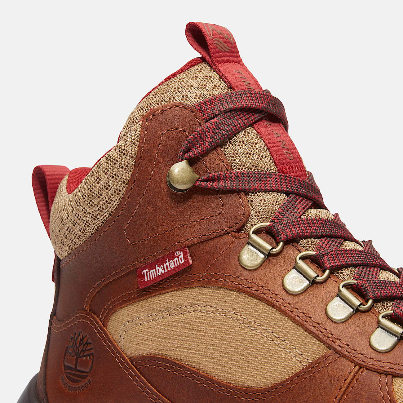 Wasserdichte halbhohe Mt Maddsen Peak Wanderstiefel fr Damen in Braun TBL Braun ALT7