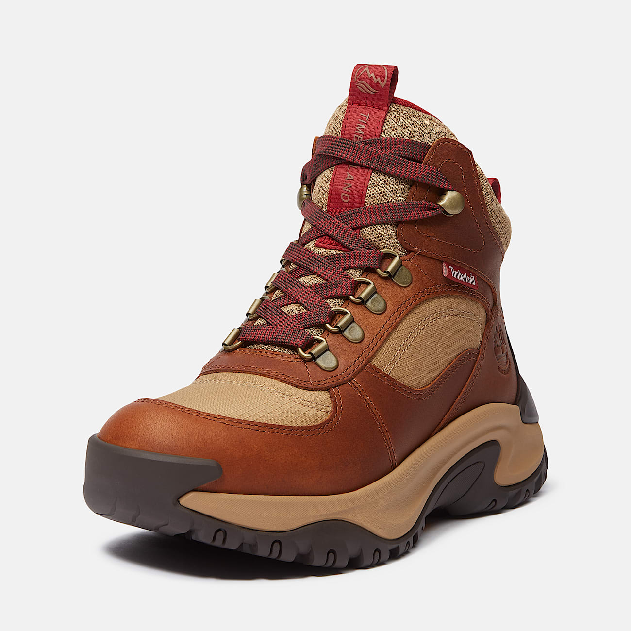 Wasserdichte halbhohe Mt Maddsen Peak Wanderstiefel fr Damen in Braun TBL Braun ALT9