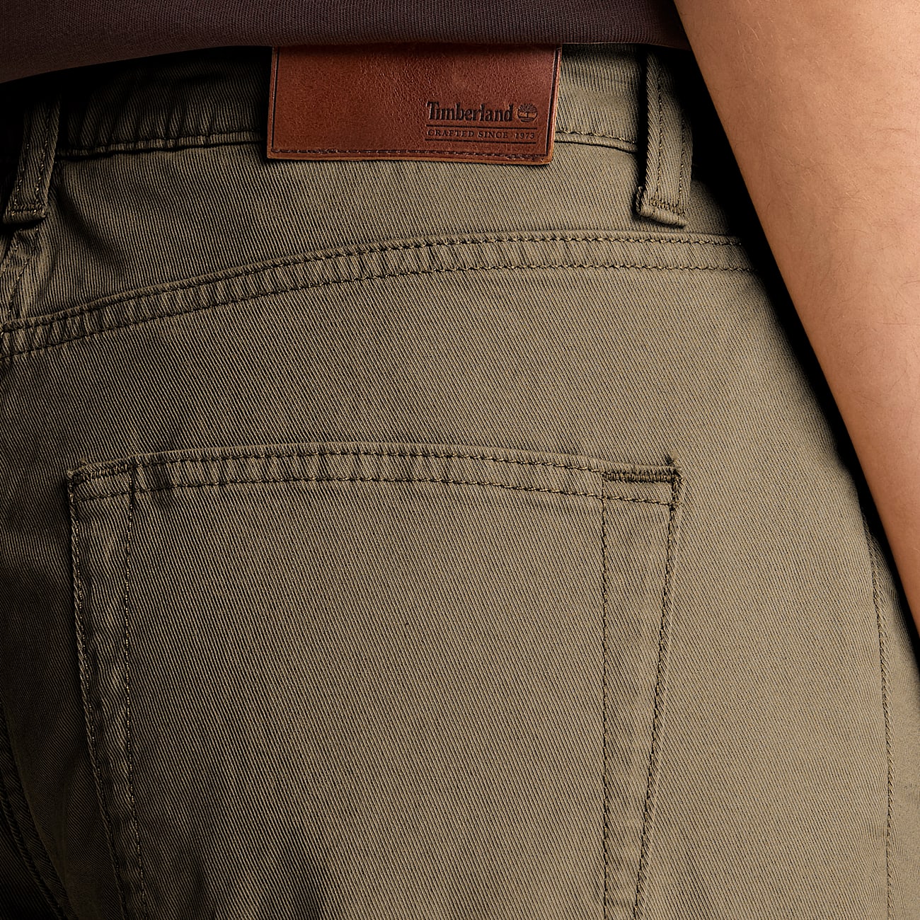 Crafted Utility Trouser for Women in Dark Green TBL Green ALT3