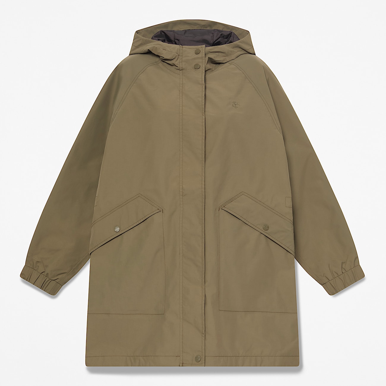 Wasserdichter Parka fr Damen in Dunkelgrn TBL Grn HERO
