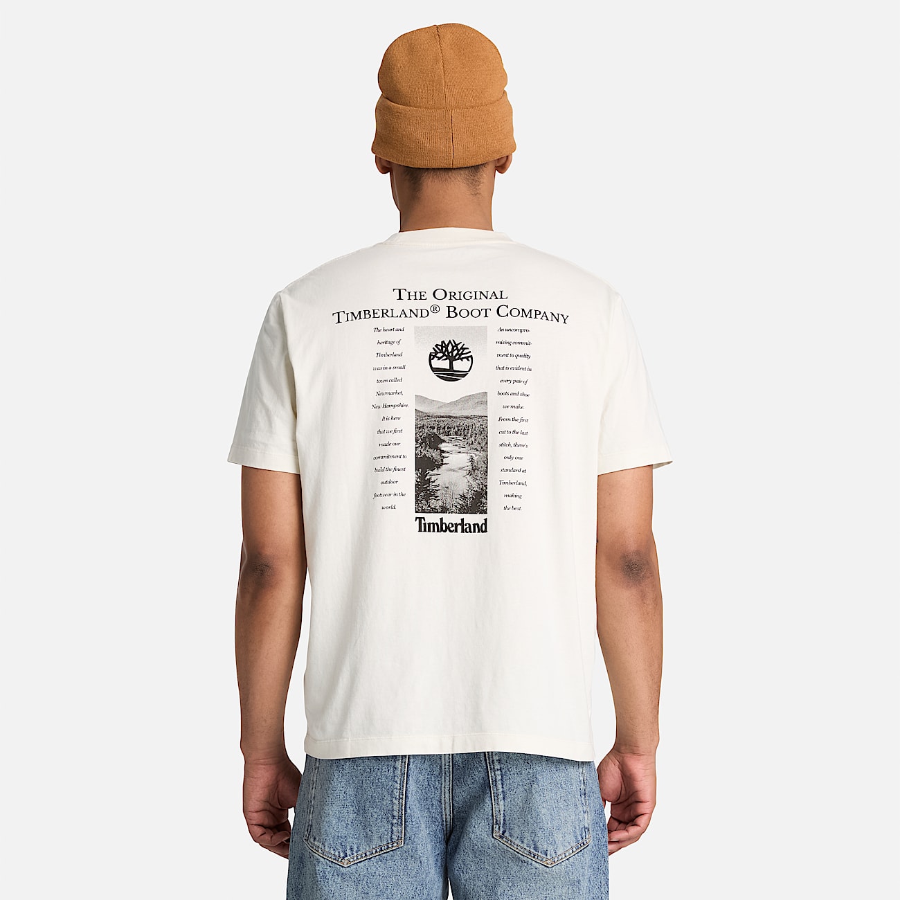 New Hampshire Heritage TShirt mit Grafik fr Herren in Wei TBL Wei ALT1