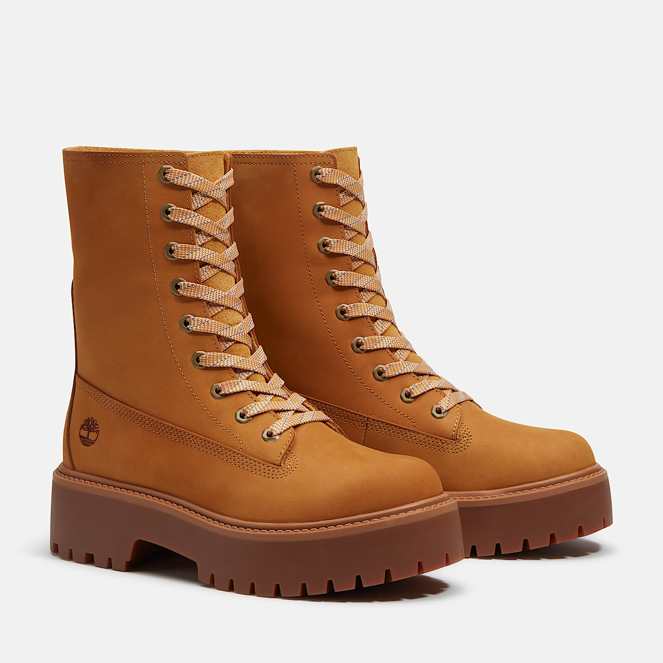 Stone Street Platform Mid Boot for Women in Yellow TBL Yellow ALT4