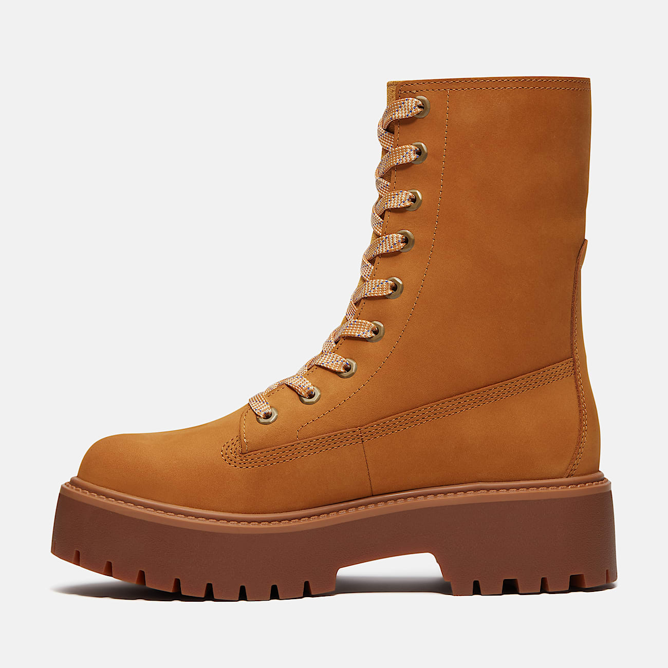 Stone Street Platform Mid Boot for Women in Yellow TBL Yellow ALT6