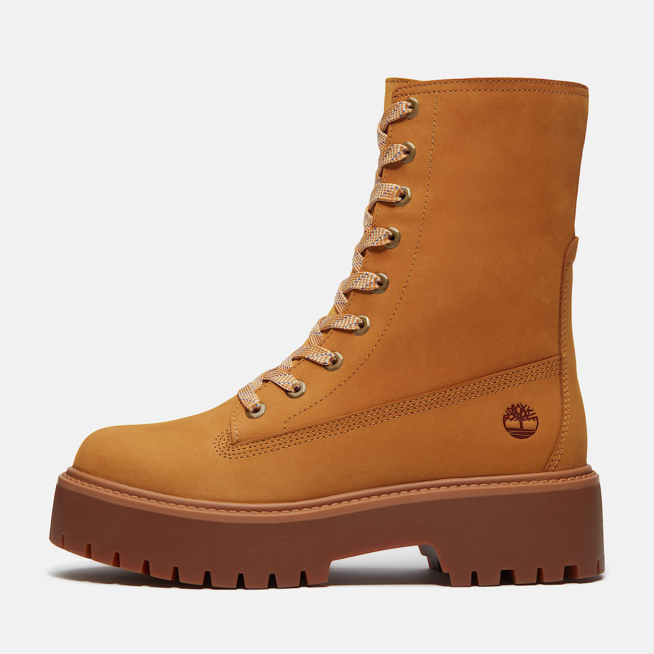 Stone Street Platform Mid Boot for Women in Yellow TBL Yellow ALT9