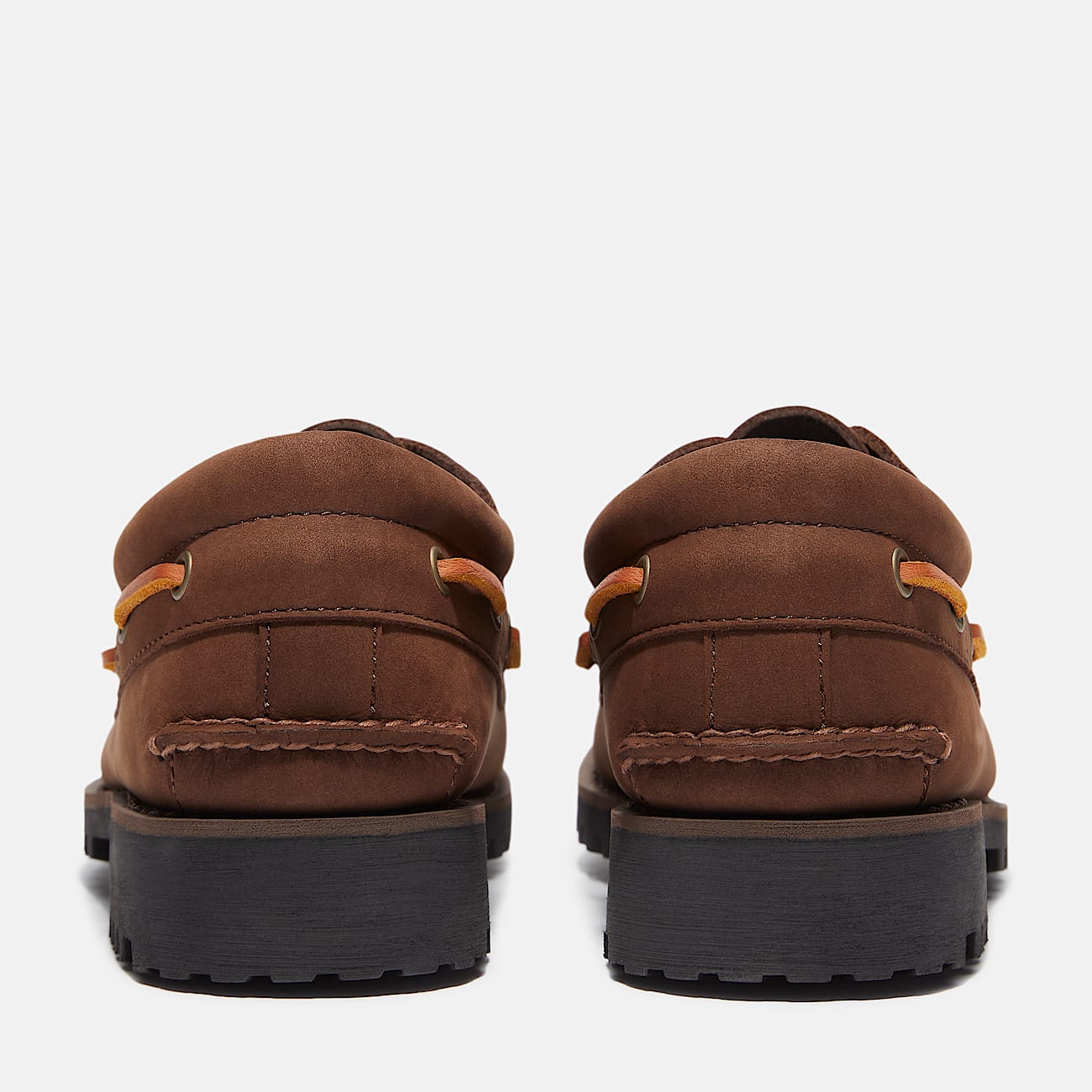 Timberland Authentic 3Eye Lug Handsewn Boat Shoe for Men in Dark Brown TBL Brown ALT5