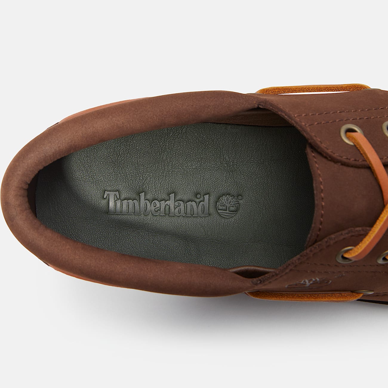 Timberland Authentic 3Eye Lug Handsewn Boat Shoe for Men in Dark Brown TBL Brown ALT7