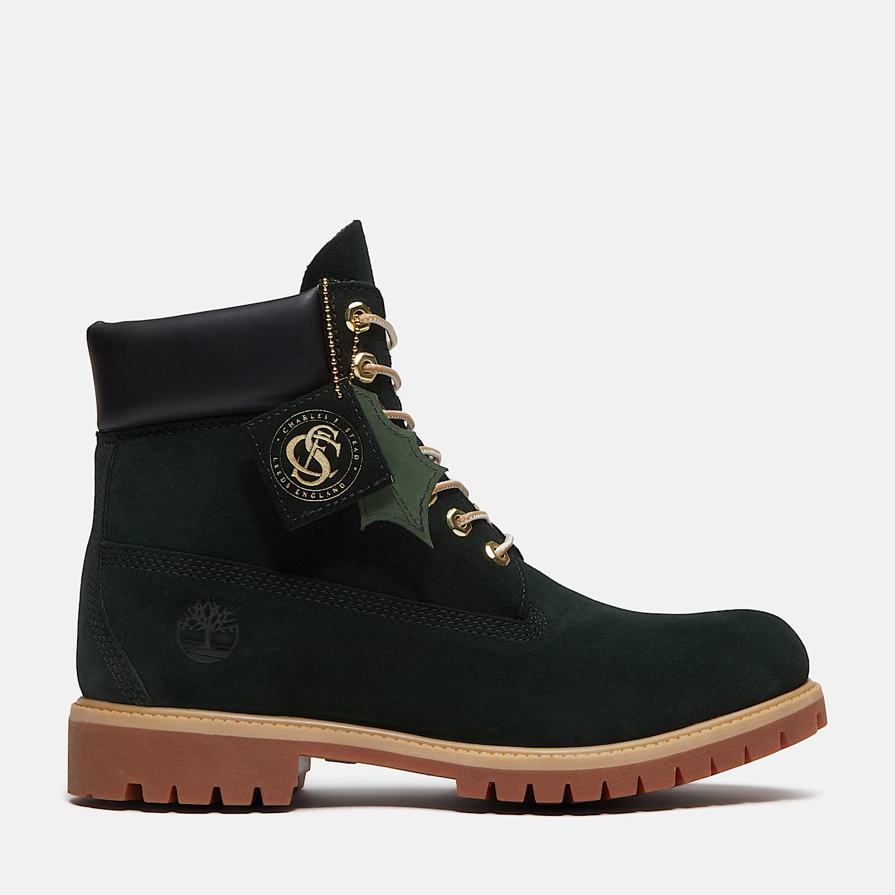 Timberland Heritage 6Inch Waterproof Boot for Men in Dark Green TBL Green HERO