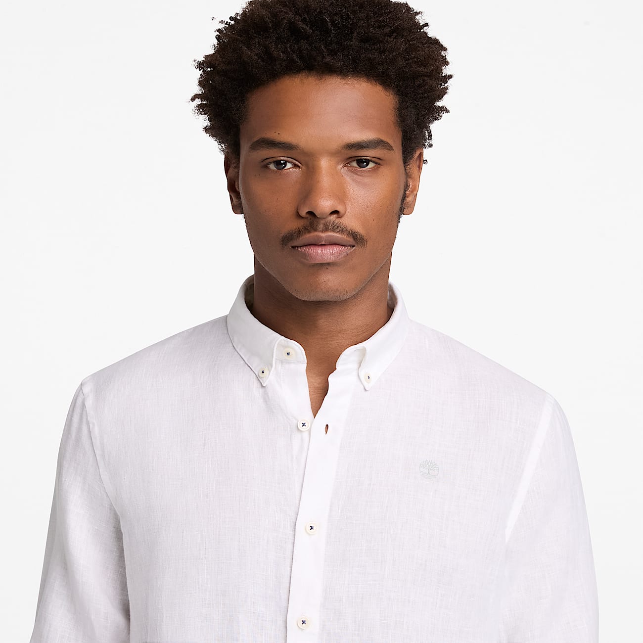 Mill Brook Linen Shirt fr herr i vit TBL Vit ALT3