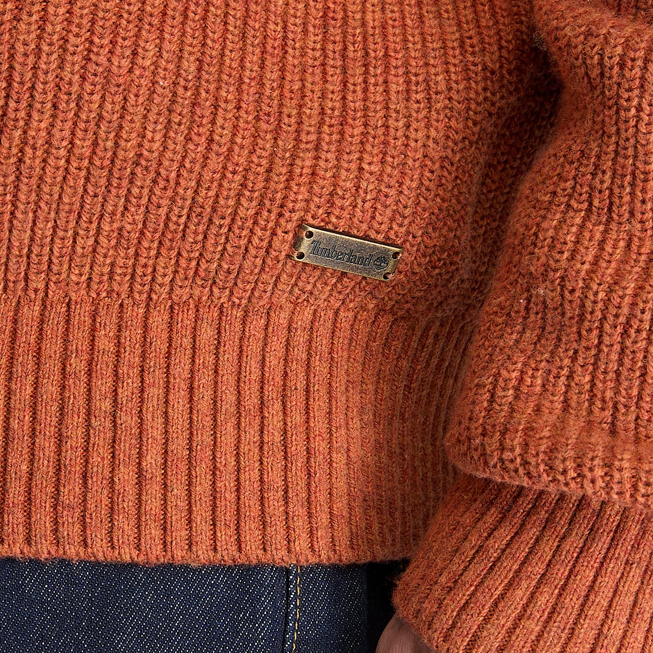 Baumwollpullover mit Rundhalsausschnitt fr Herren in Braun TBL Braun ALT3
