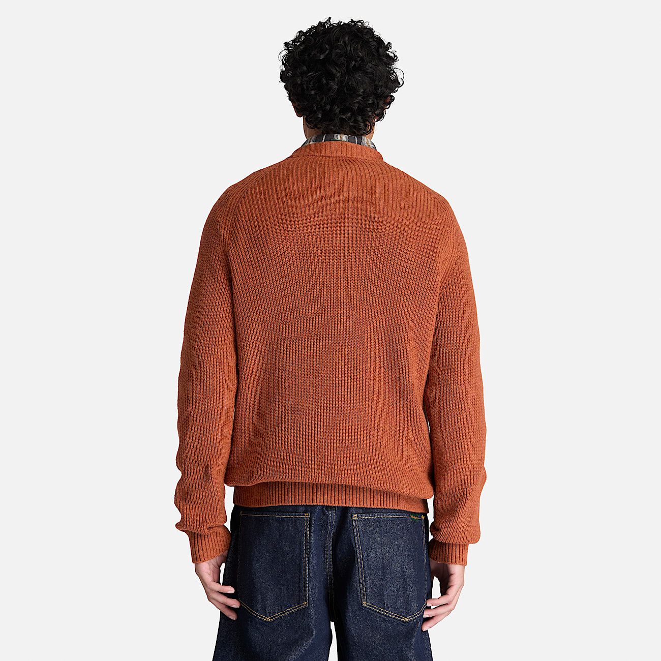 Baumwollpullover mit Rundhalsausschnitt fr Herren in Braun TBL Braun ALT8