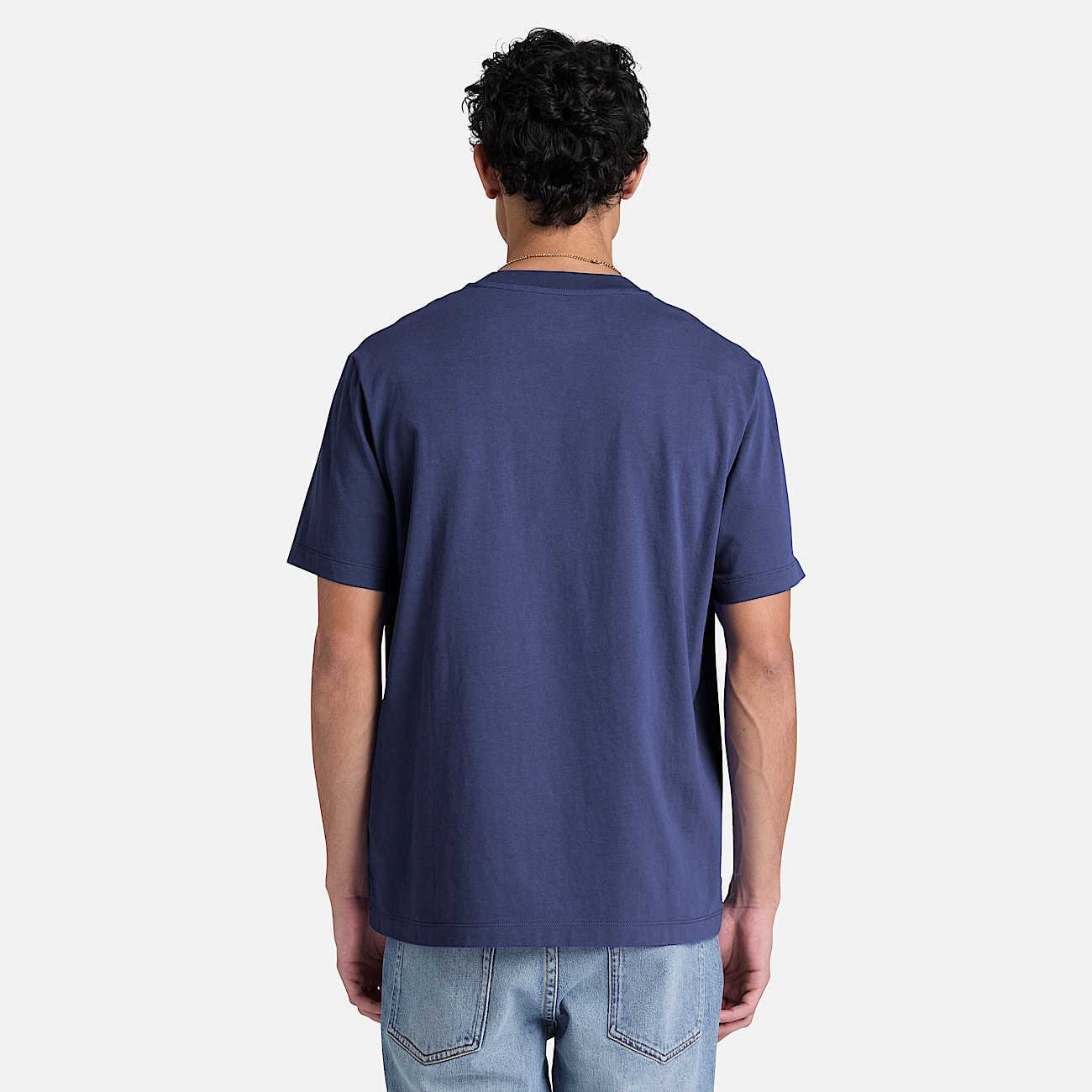 KurzarmTShirt mit Silikonaufnher fr Herren in Dunkelblau TBL Blau ALT8