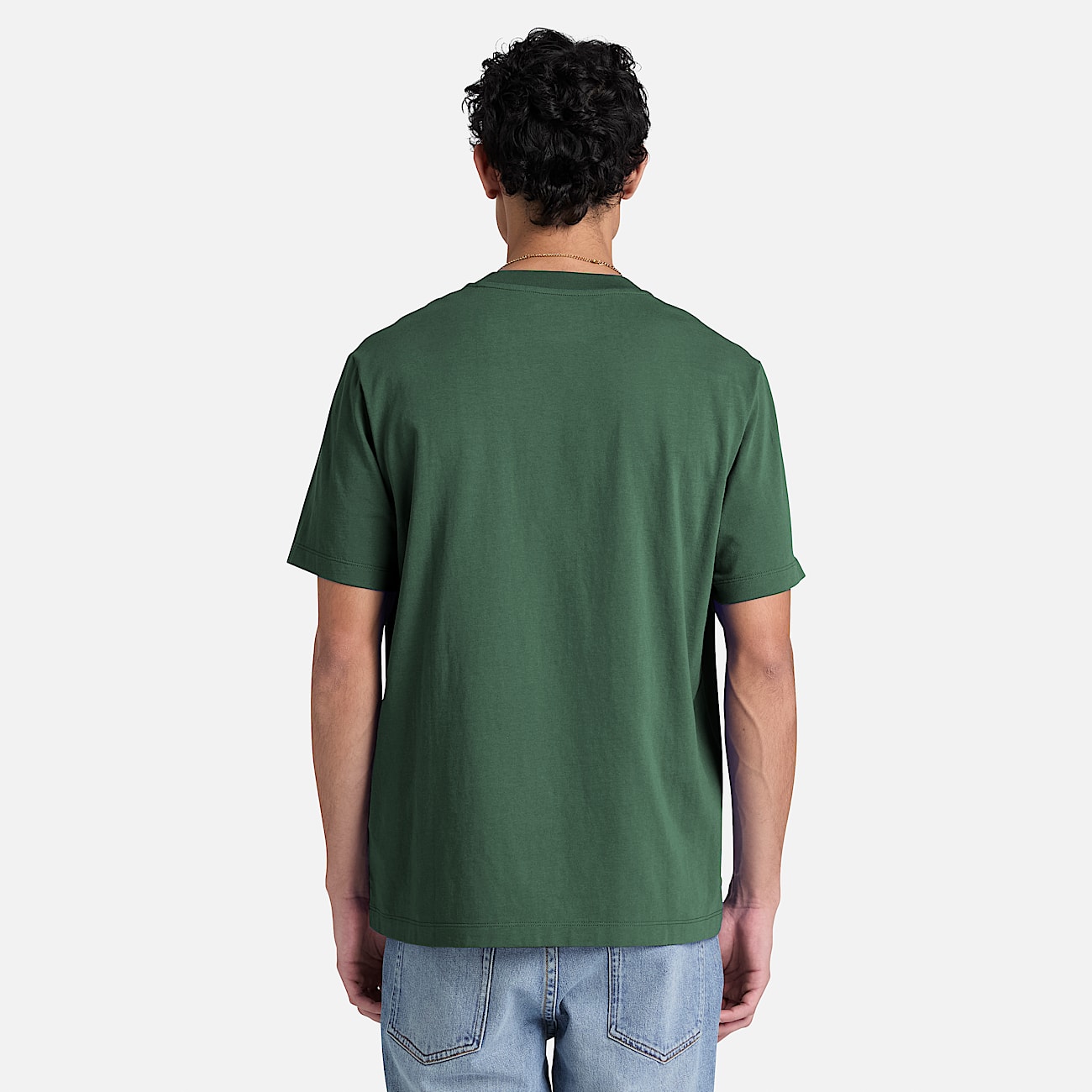 Silicon Badge ShortSleeve TShirt fr herr i mrkgrn TBL Grn ALT8